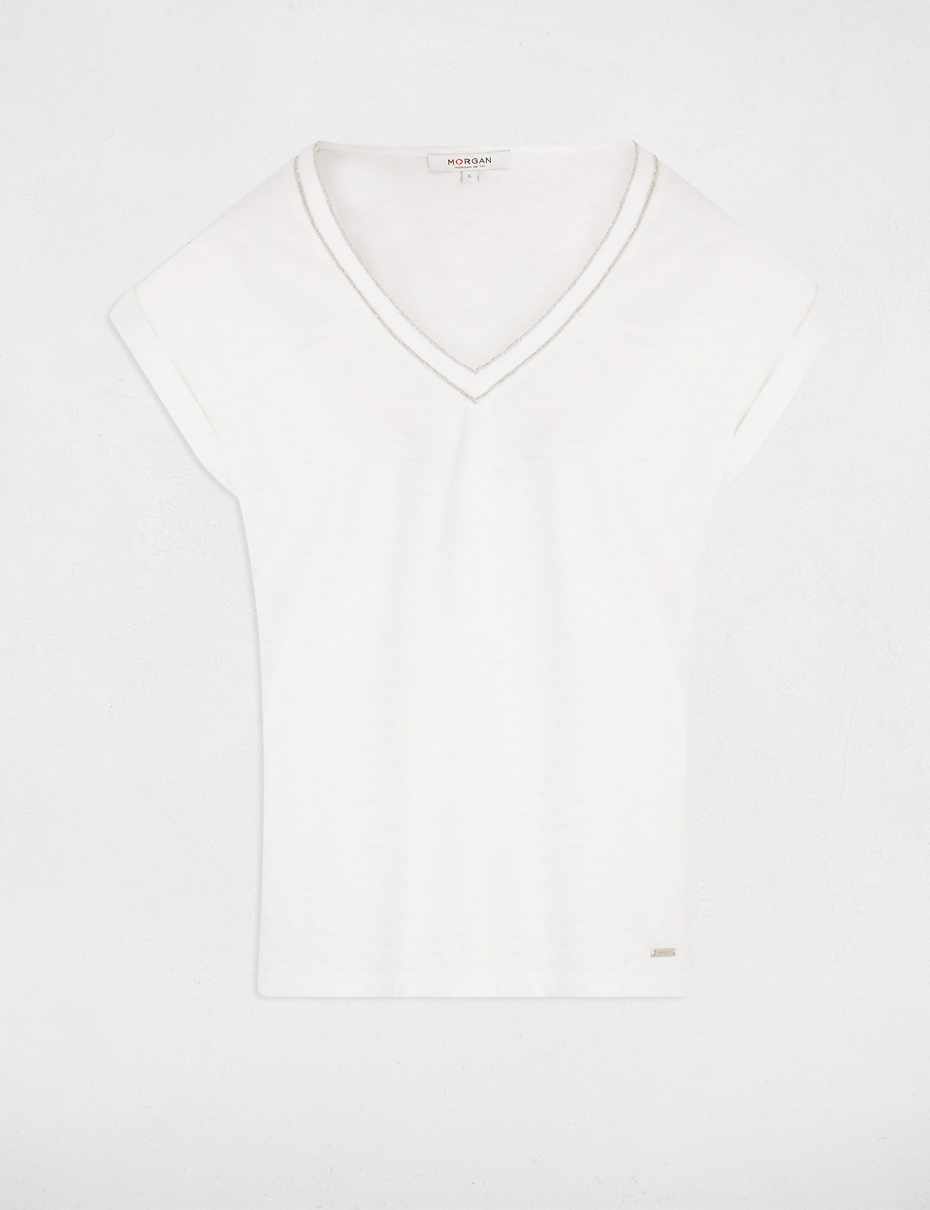 short sleeved t shirt ivory women Short-sleeved t-shirt ivory women