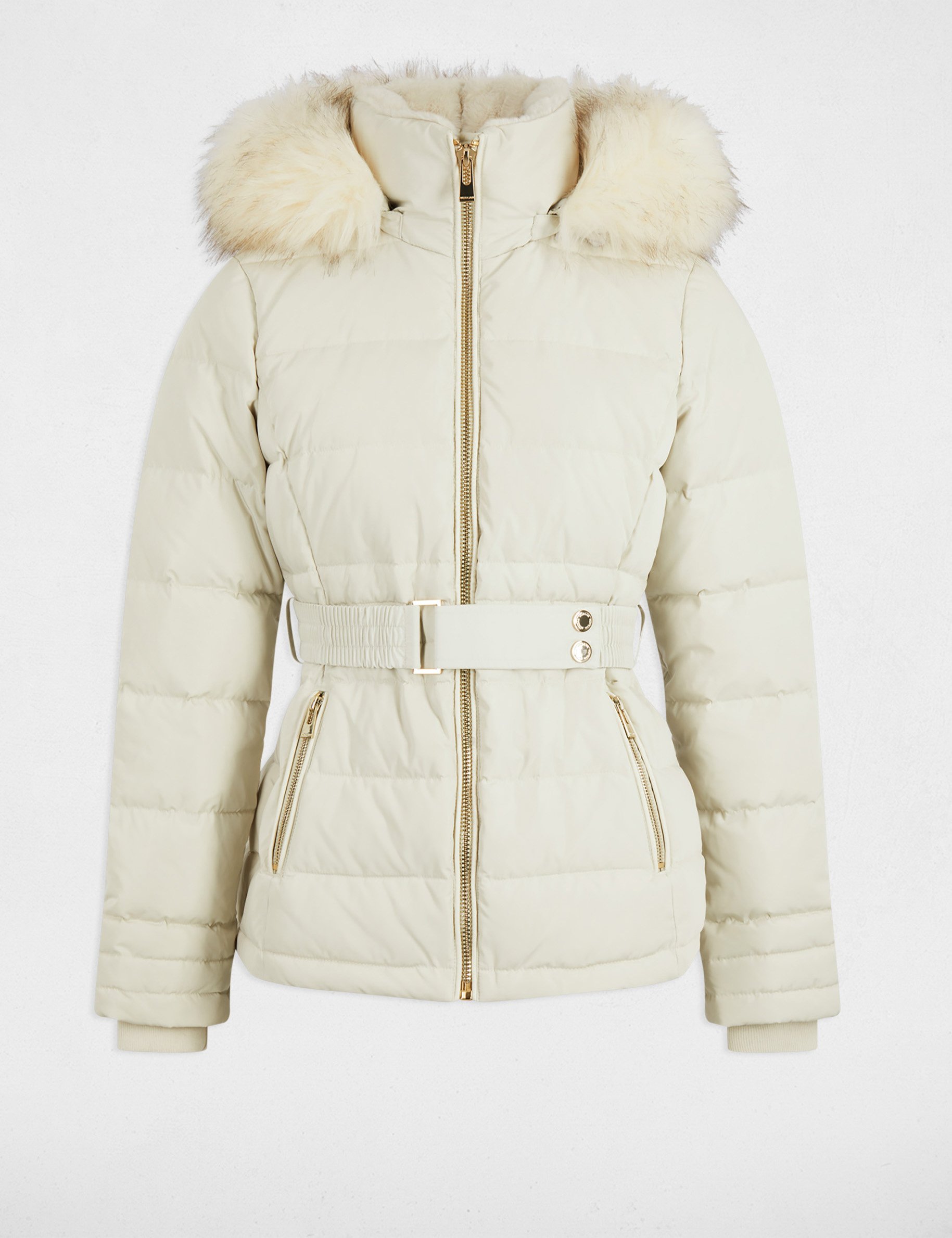 hooded puffer jacket ivory women Hooded puffer jacket ivory women