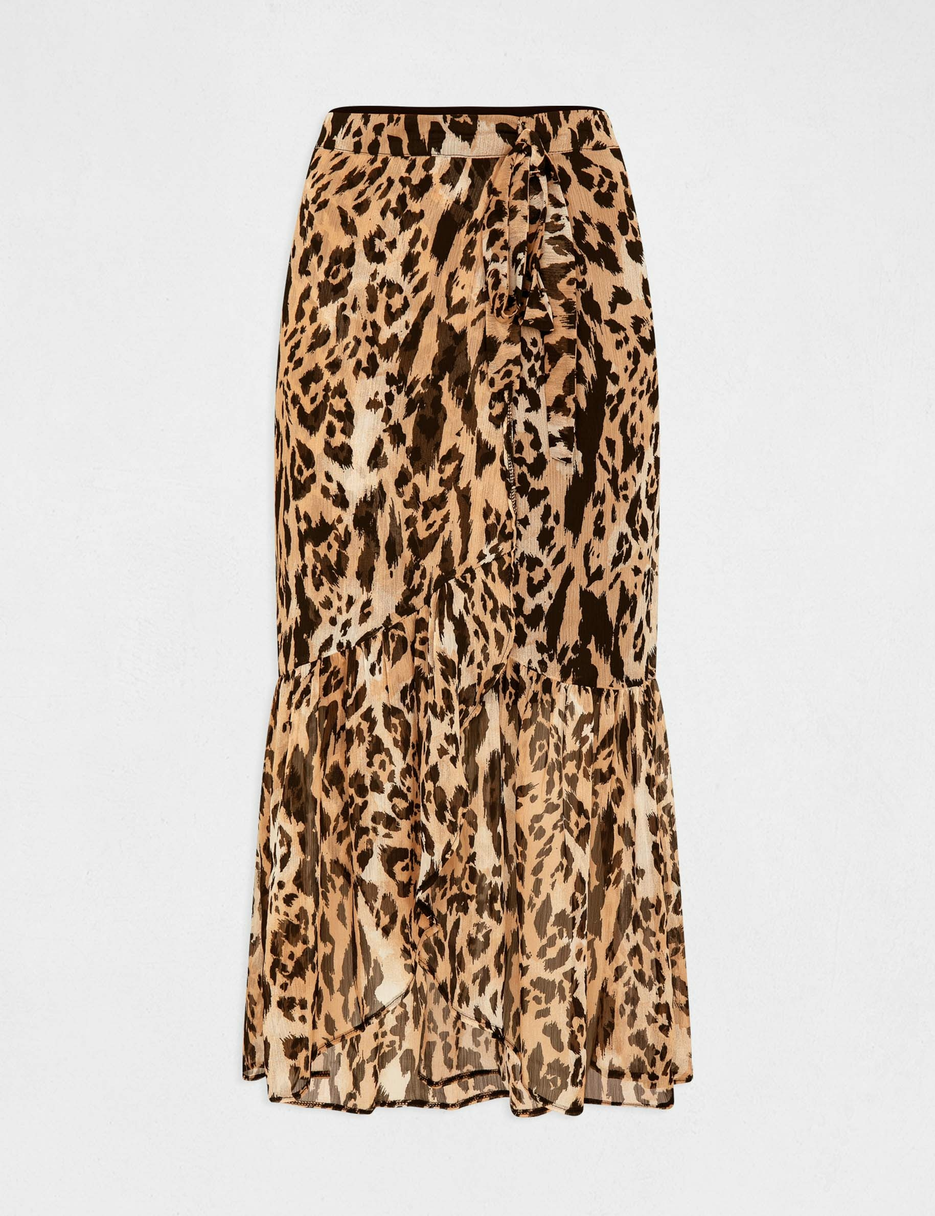 Printed maxi wrap skirt multico ladies' Printed maxi wrap skirt multico ladies'