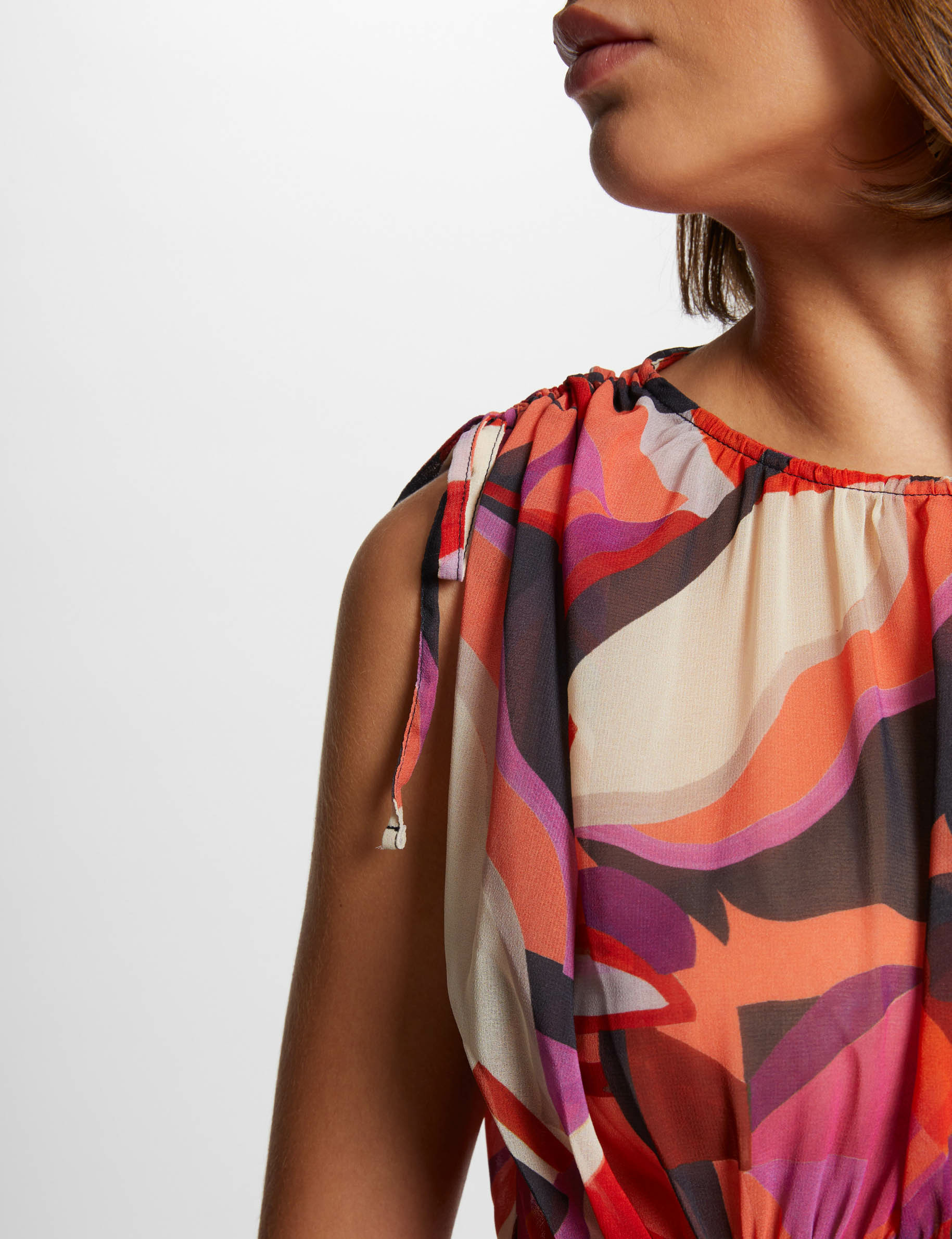 Robe longue multicolore outlet