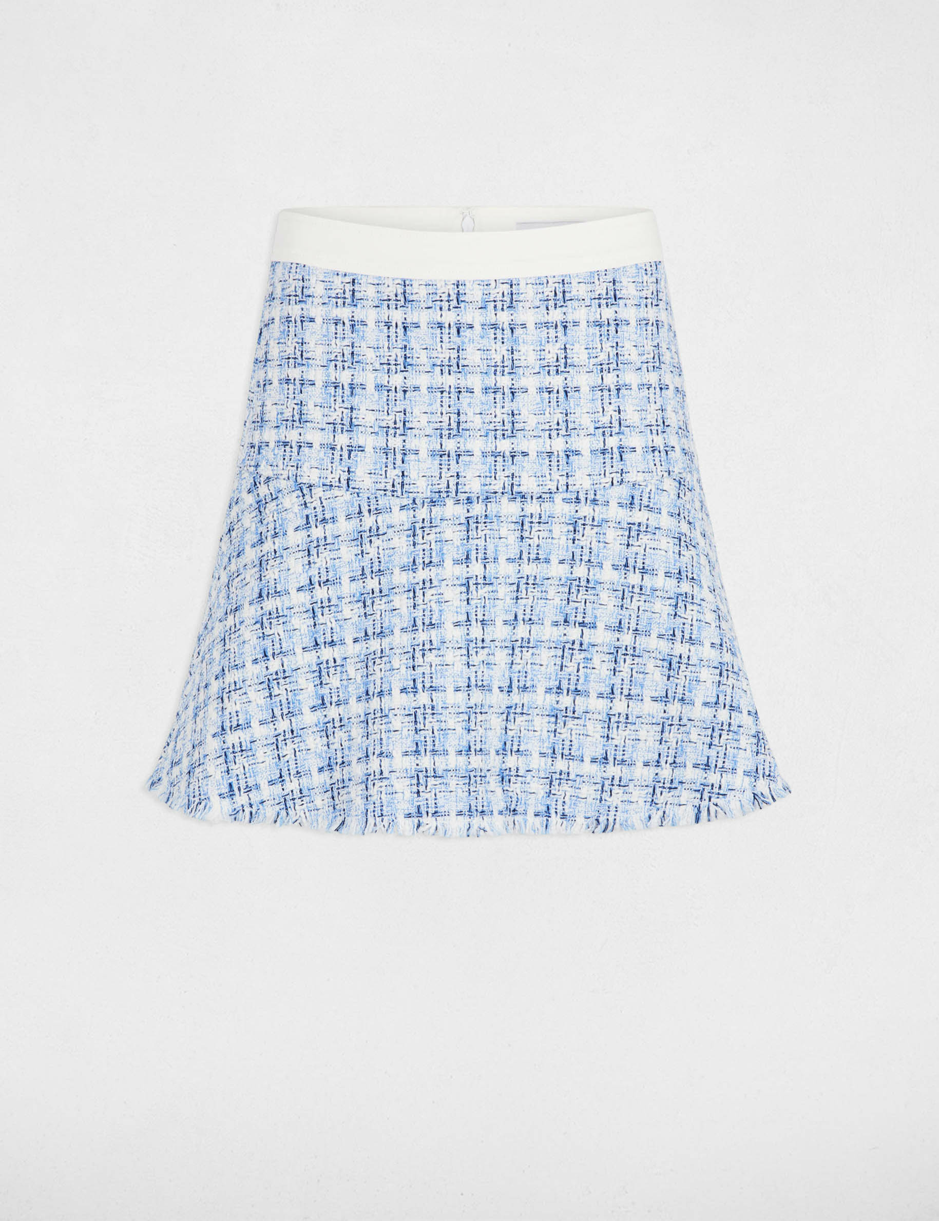Tweed A-line mini skirt multicolor women