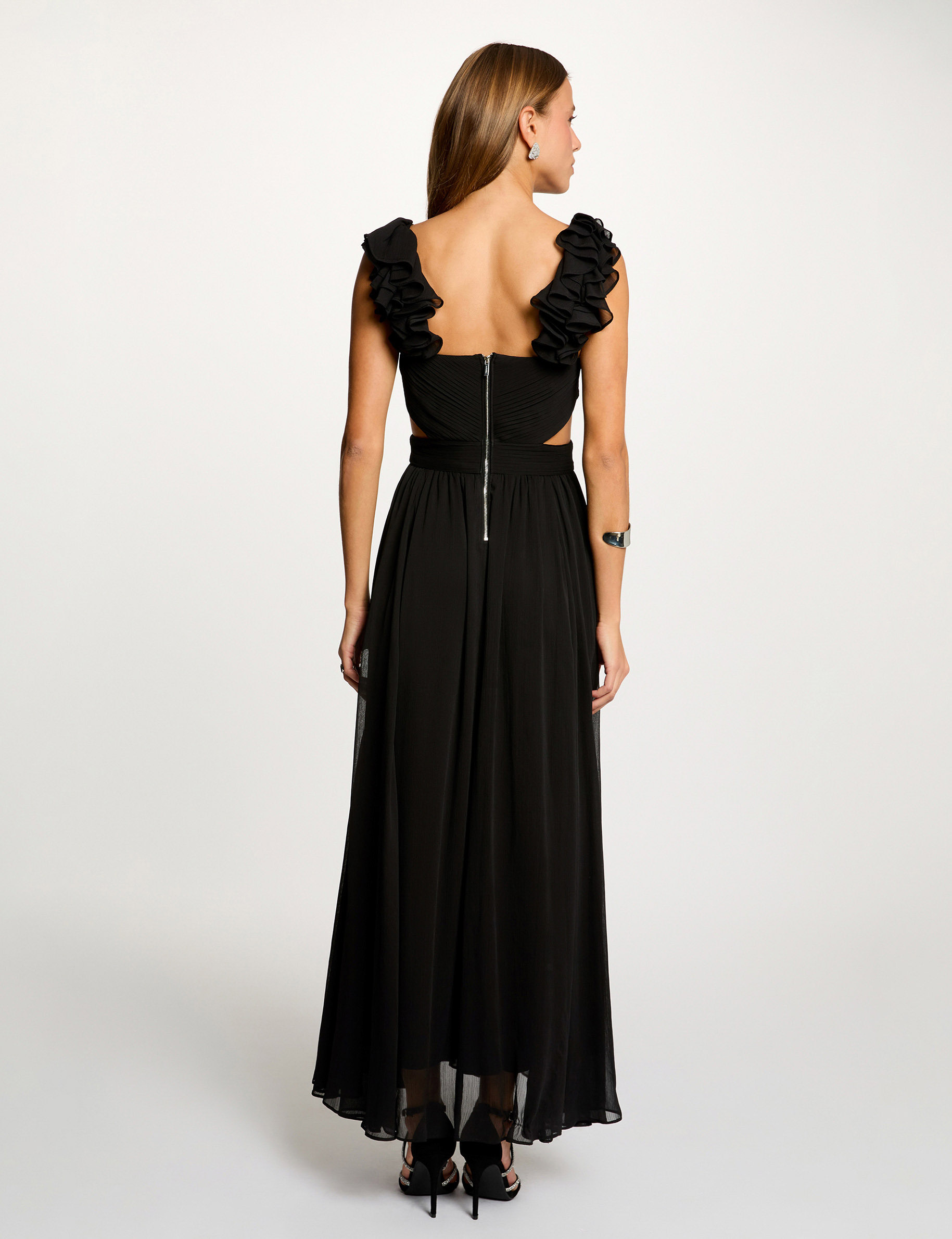 maxi loose straight dress black women Maxi loose straight dress black women