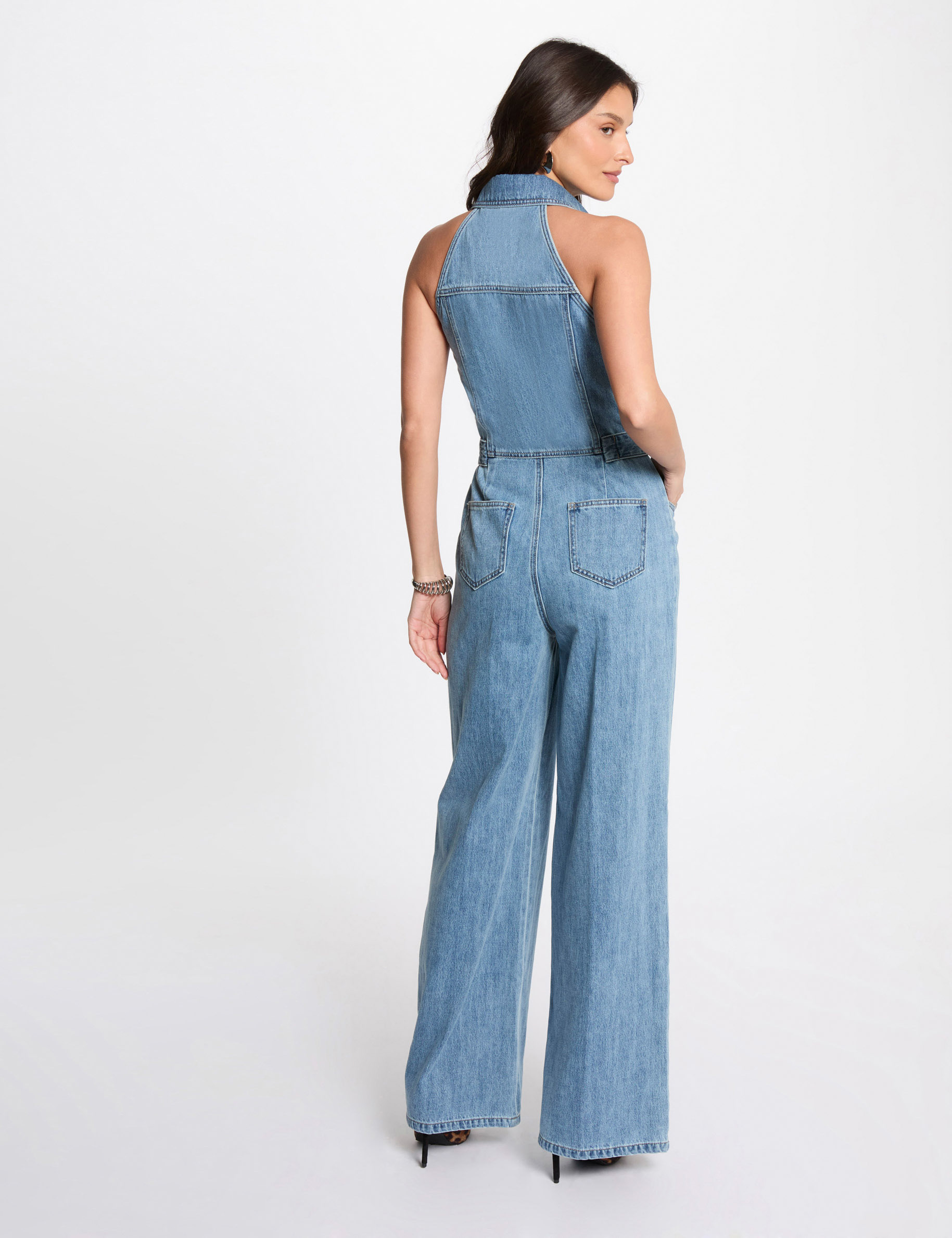 denim jumpsuit bleach denim women Denim jumpsuit bleach denim women