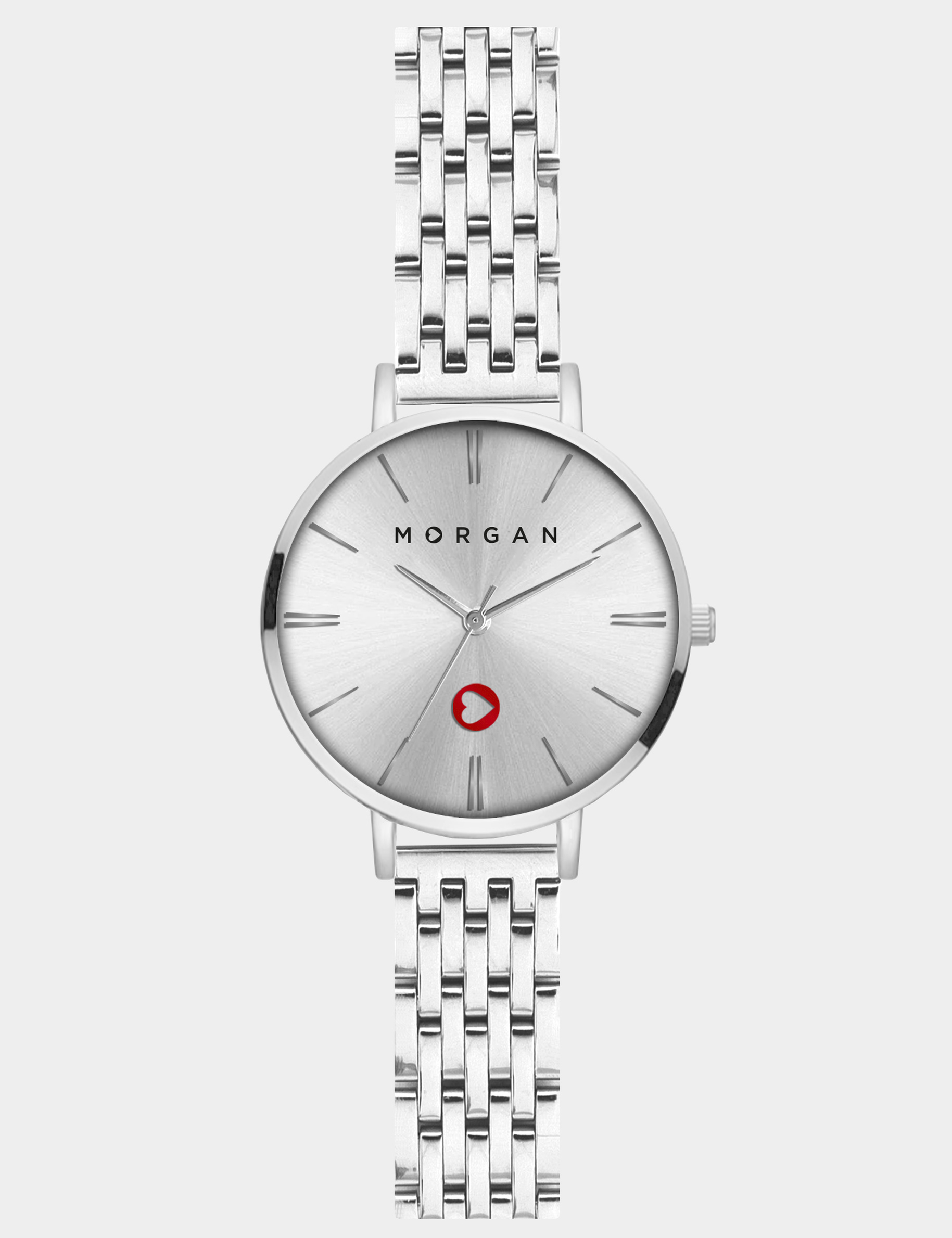 Watch silver color women
