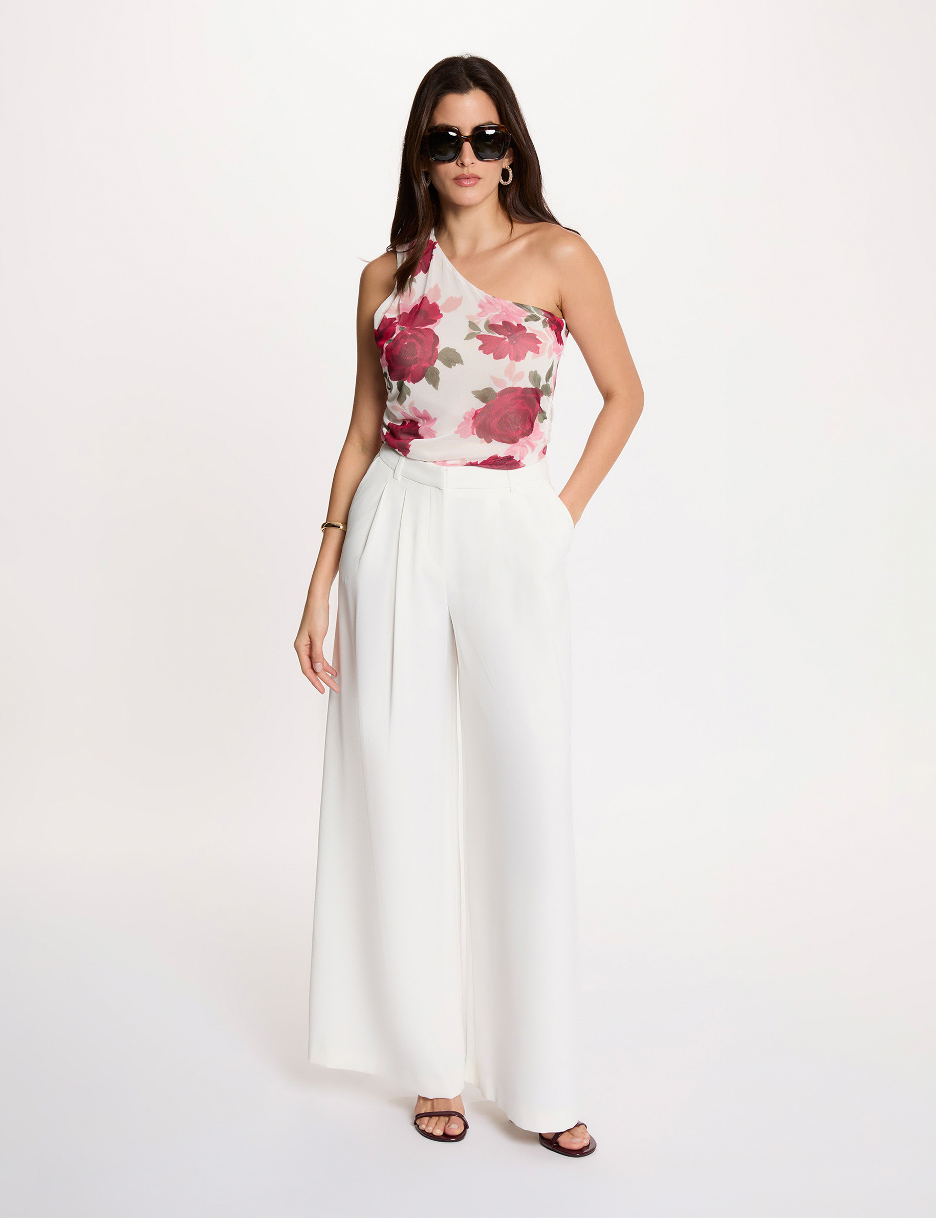 Sleeveless t-shirt multicolor women