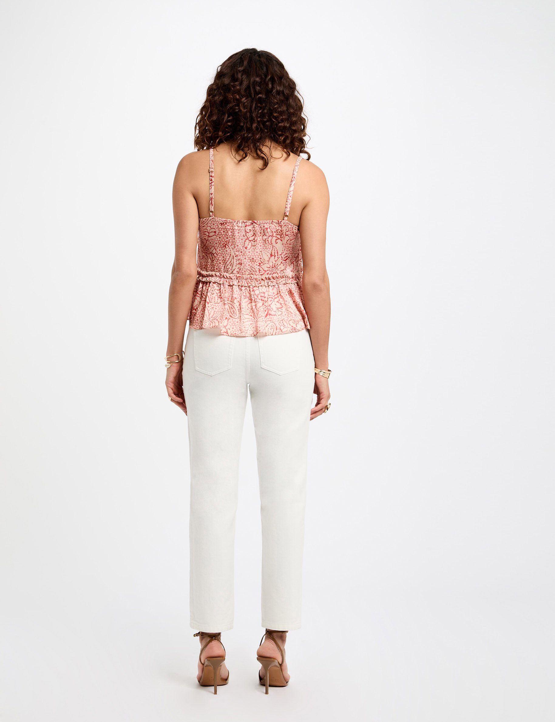 printed top with straps multicolor women Printed top with straps multicolor women