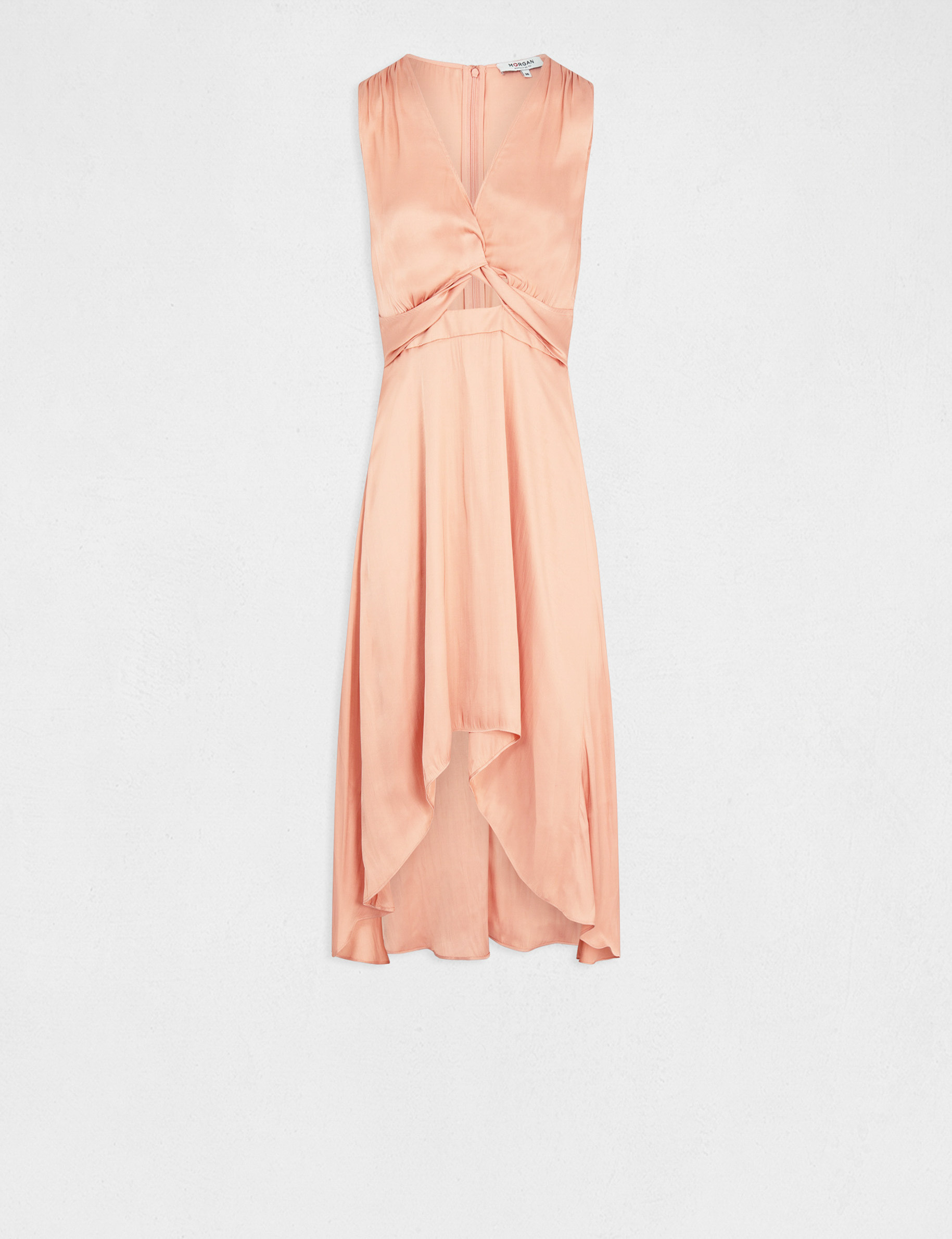Asymmetrical midi A-line dress ladies' Asymmetrical midi A-line dress ladies'