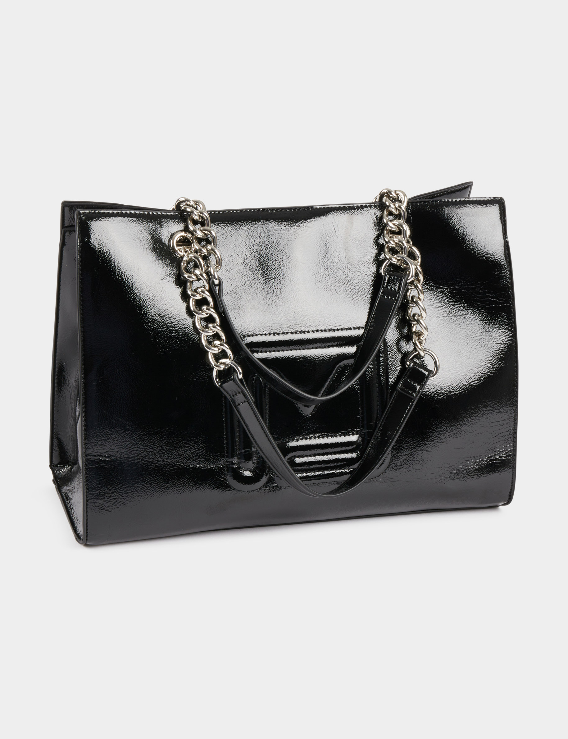 shopper bag with m logo black women Shopper bag with M logo black women
