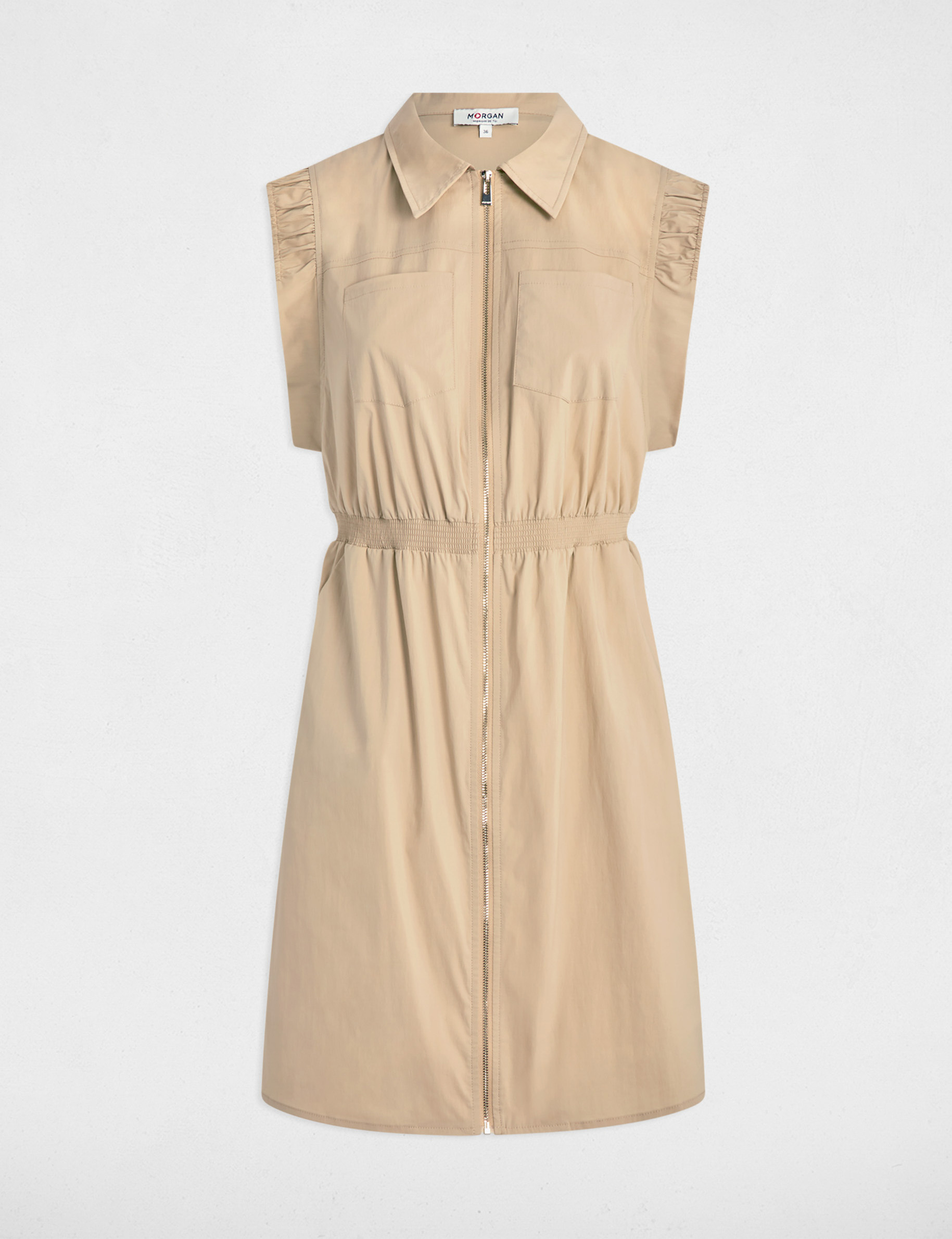 fitted mini dress beige women Fitted mini dress beige women