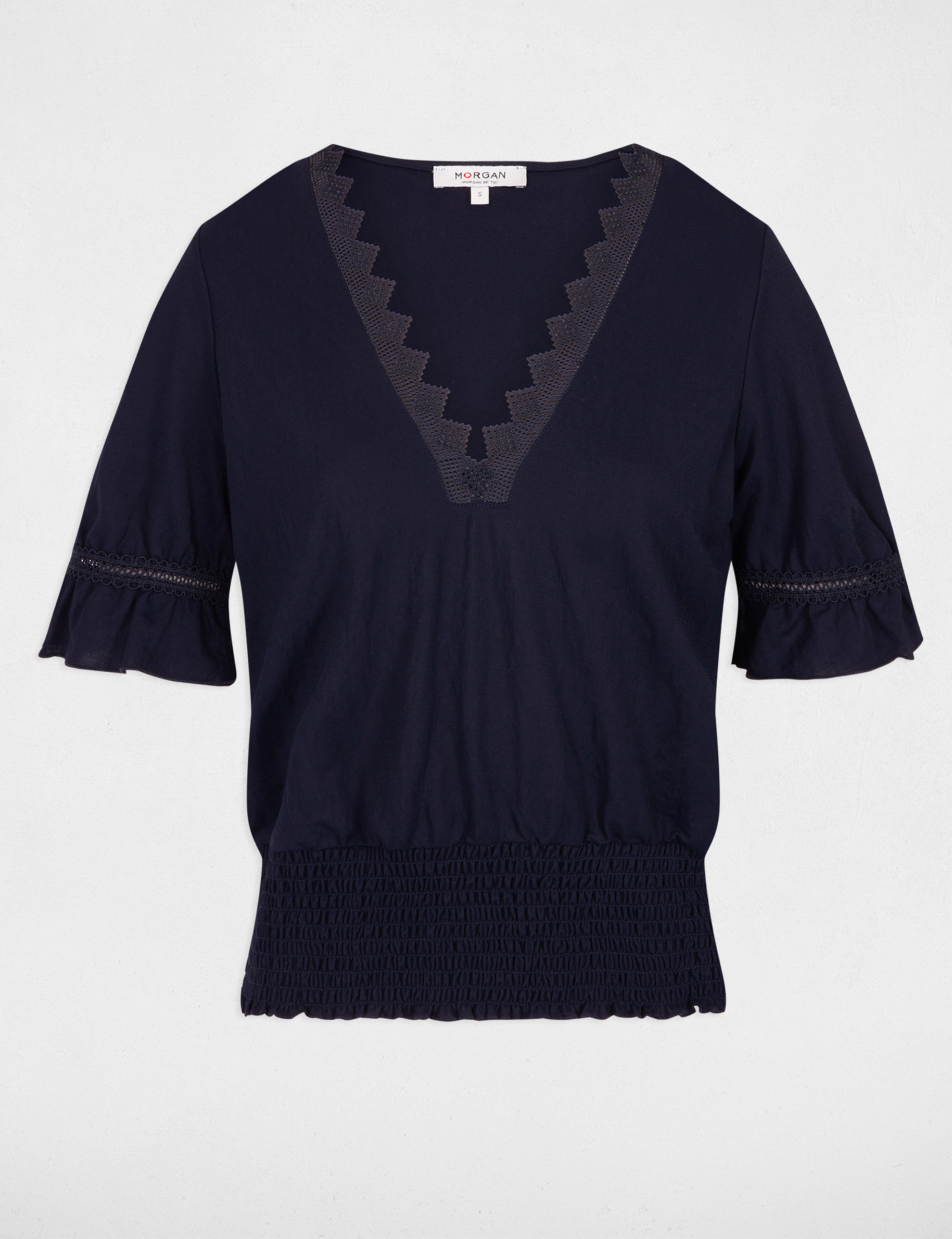 short sleeved t shirt navy women Short-sleeved t-shirt navy women