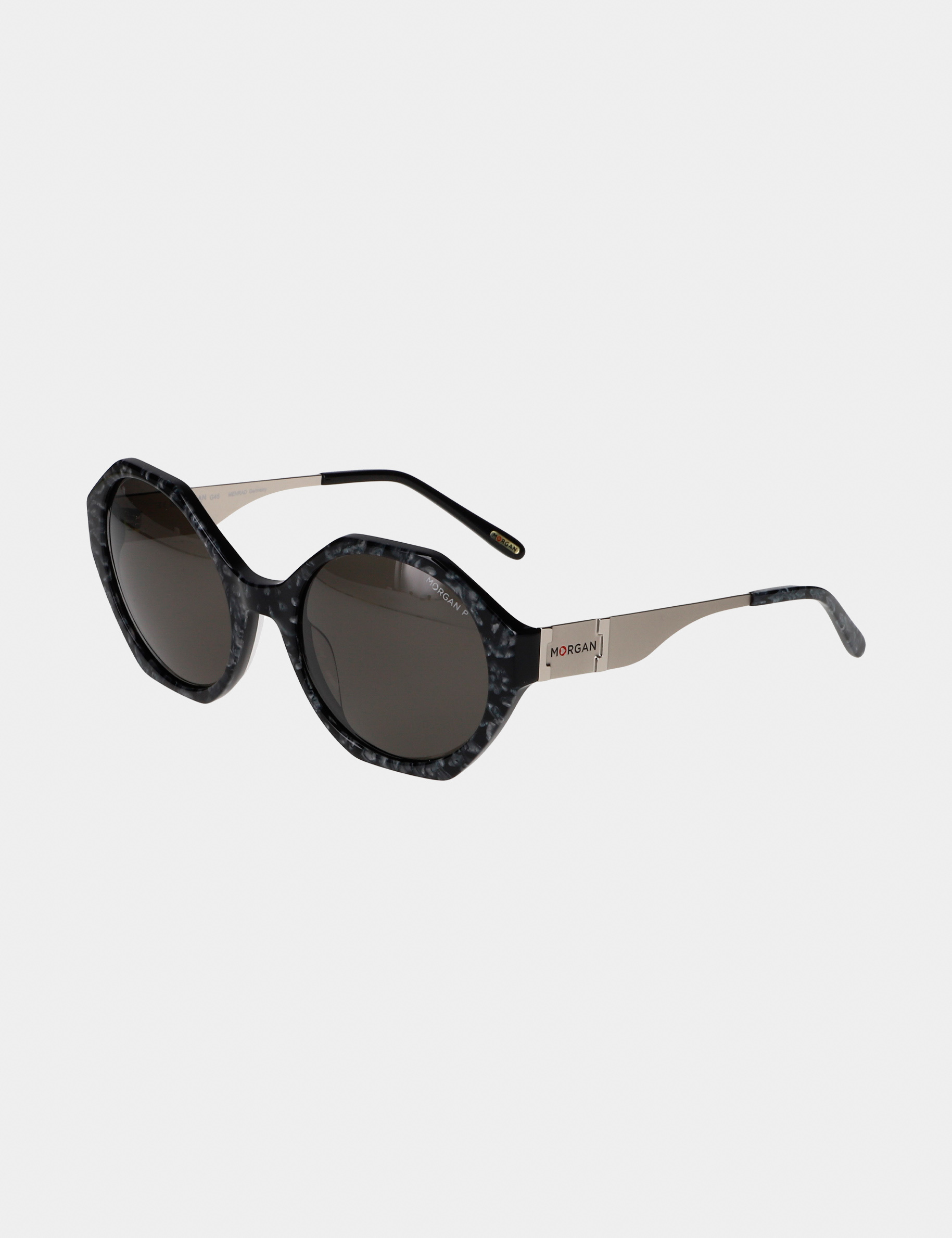 Hexagonal sunglasses mid-grey ladies'