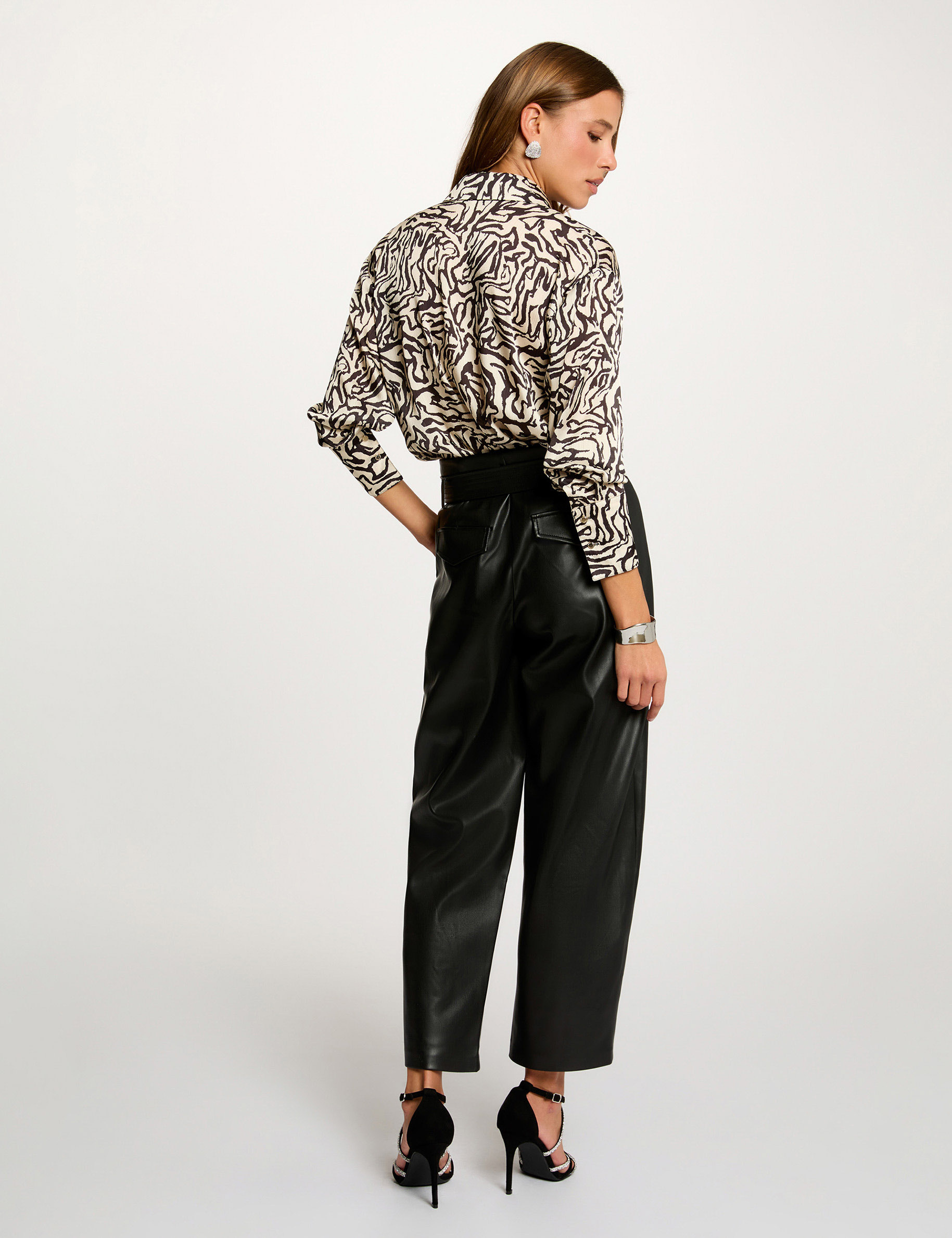 printed long sleeve shirt multicolor women Printed long-sleeve shirt multicolor women