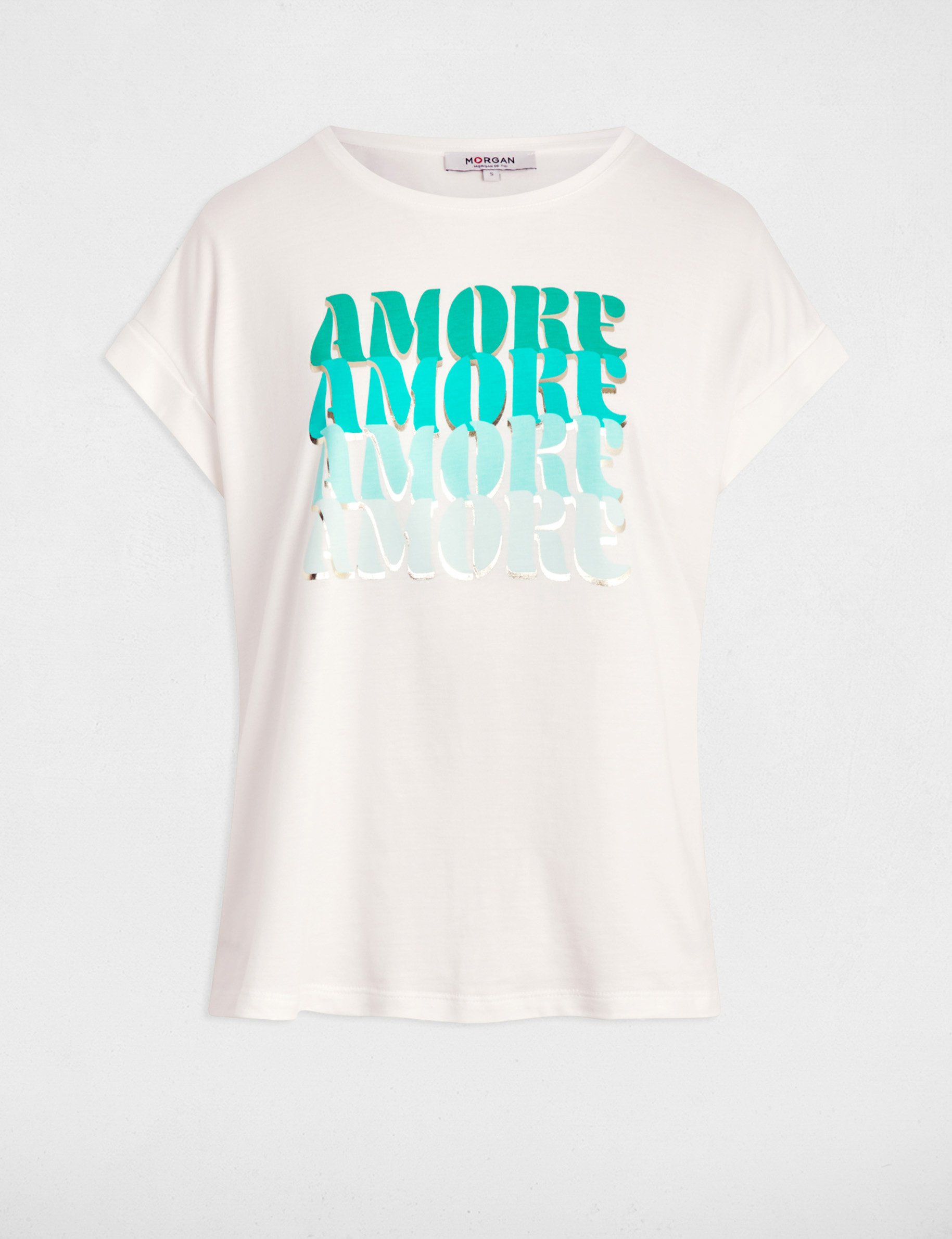 t shirt with message white women T-shirt with message white women