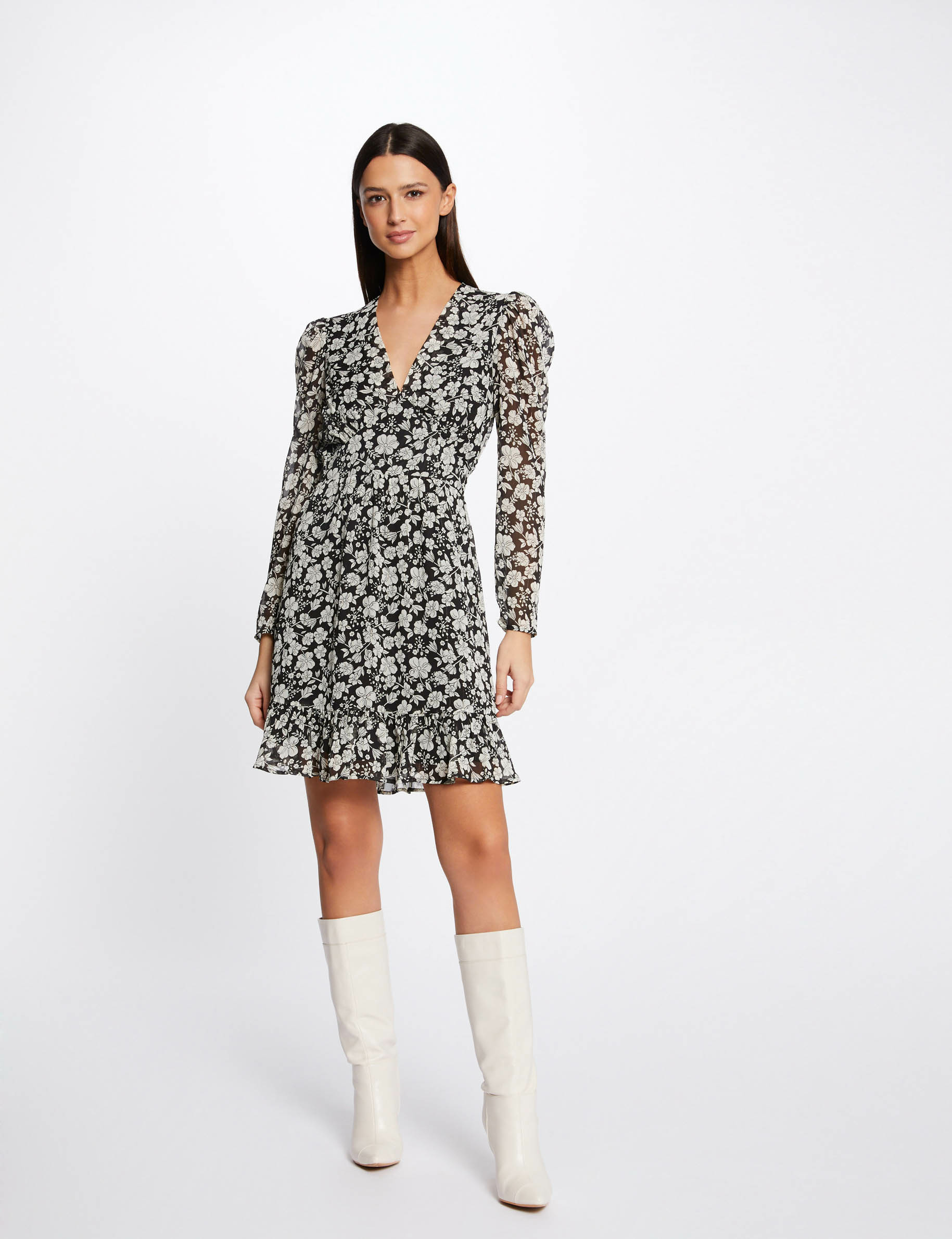 Loose A-line floral print multico ladies' Loose A-line floral print multico ladies'