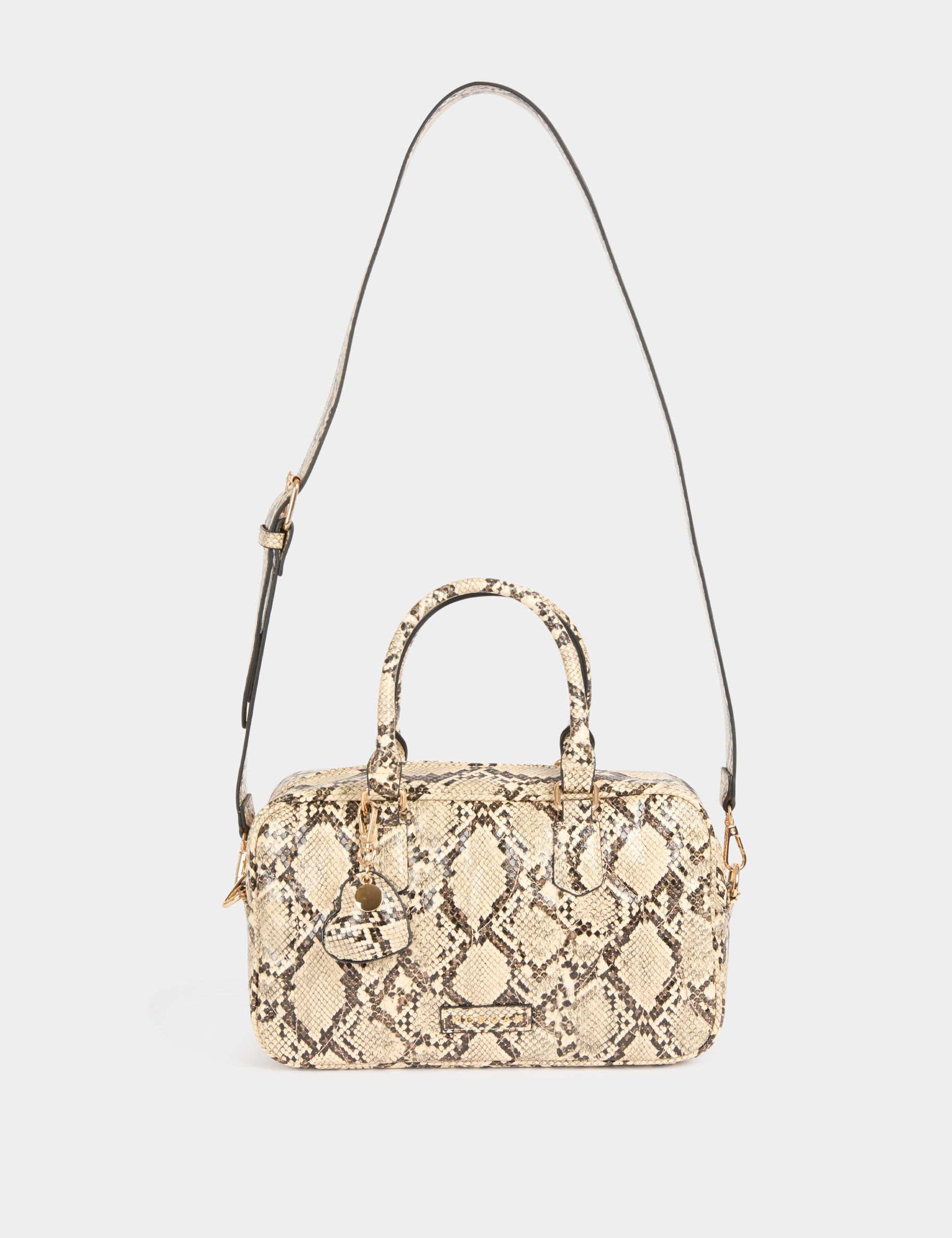 bowler bag snake effect sand women Bowler bag snake effect sand women