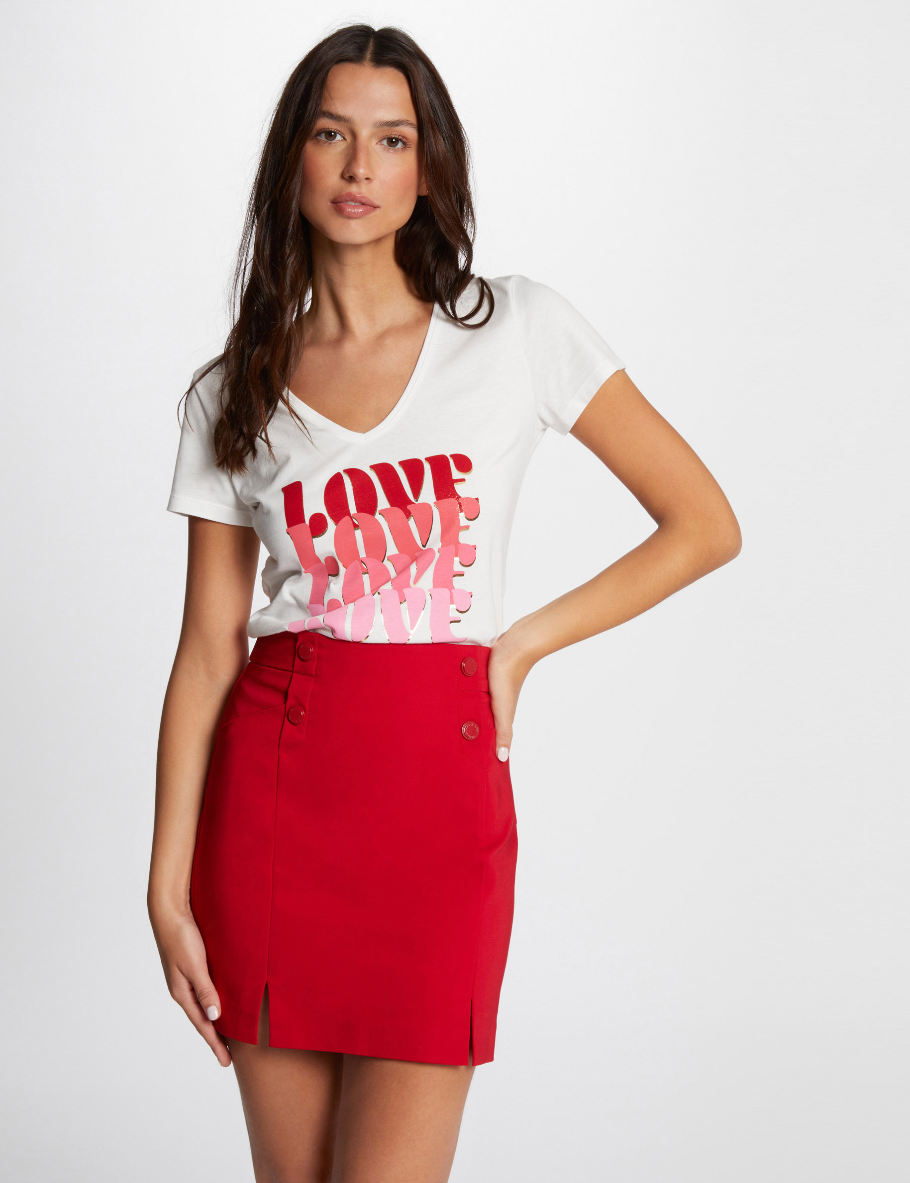 Mini short rouge femme outlet