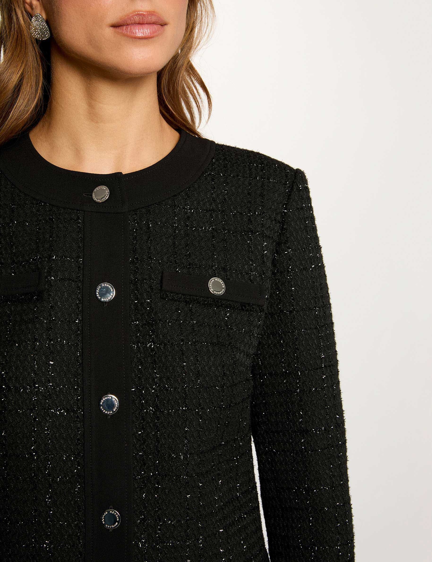 fitted cropped jacket black women Fitted cropped jacket black women