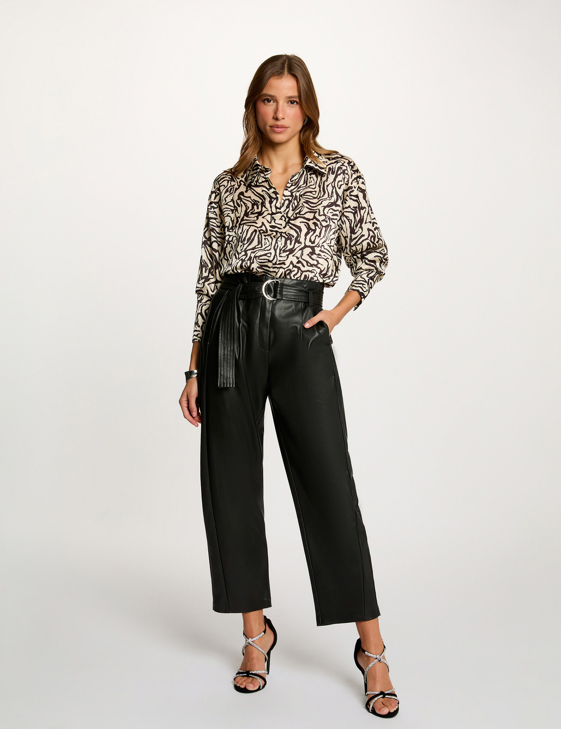 printed long sleeve shirt multicolor women Printed long-sleeve shirt multicolor women