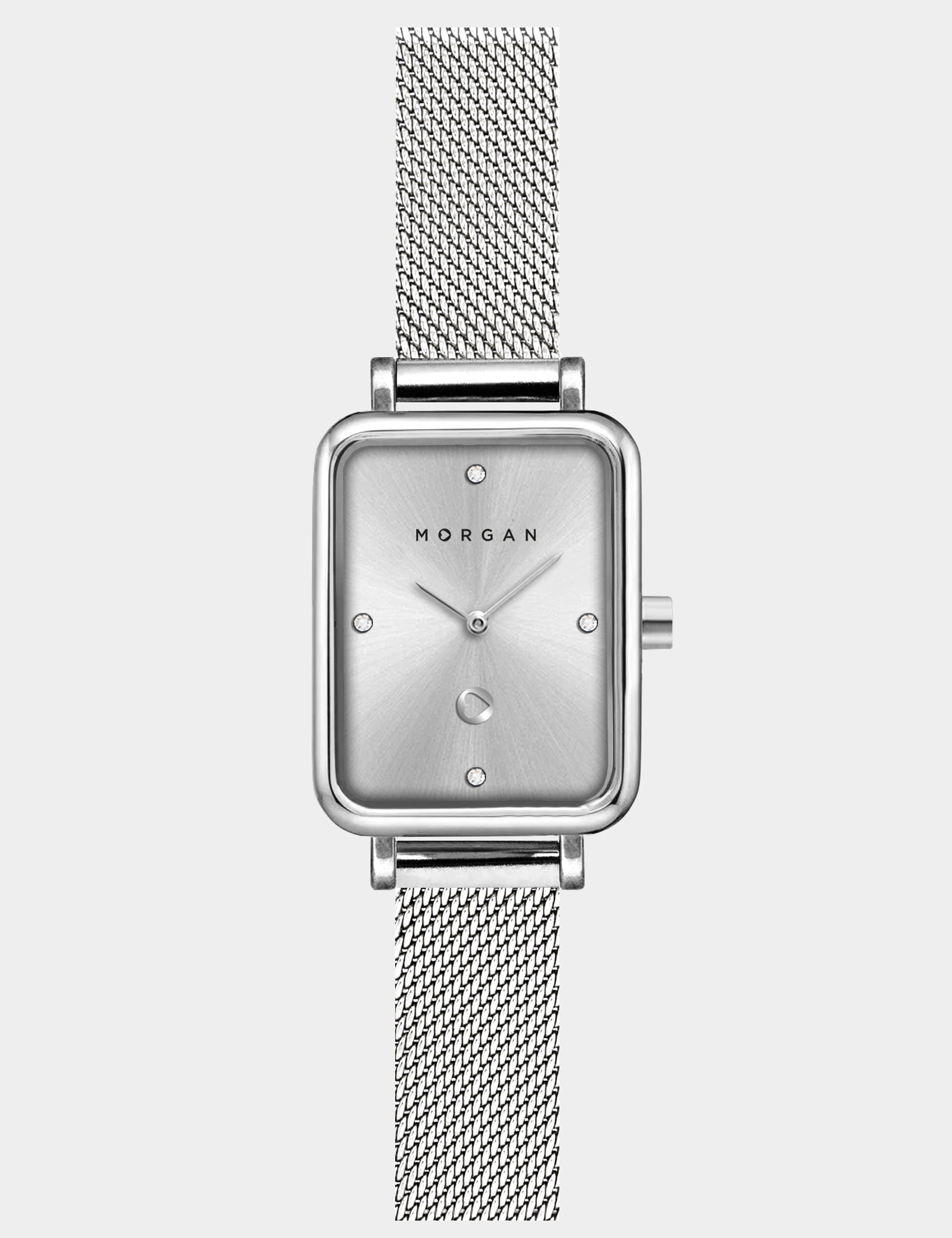 Watch silver color women