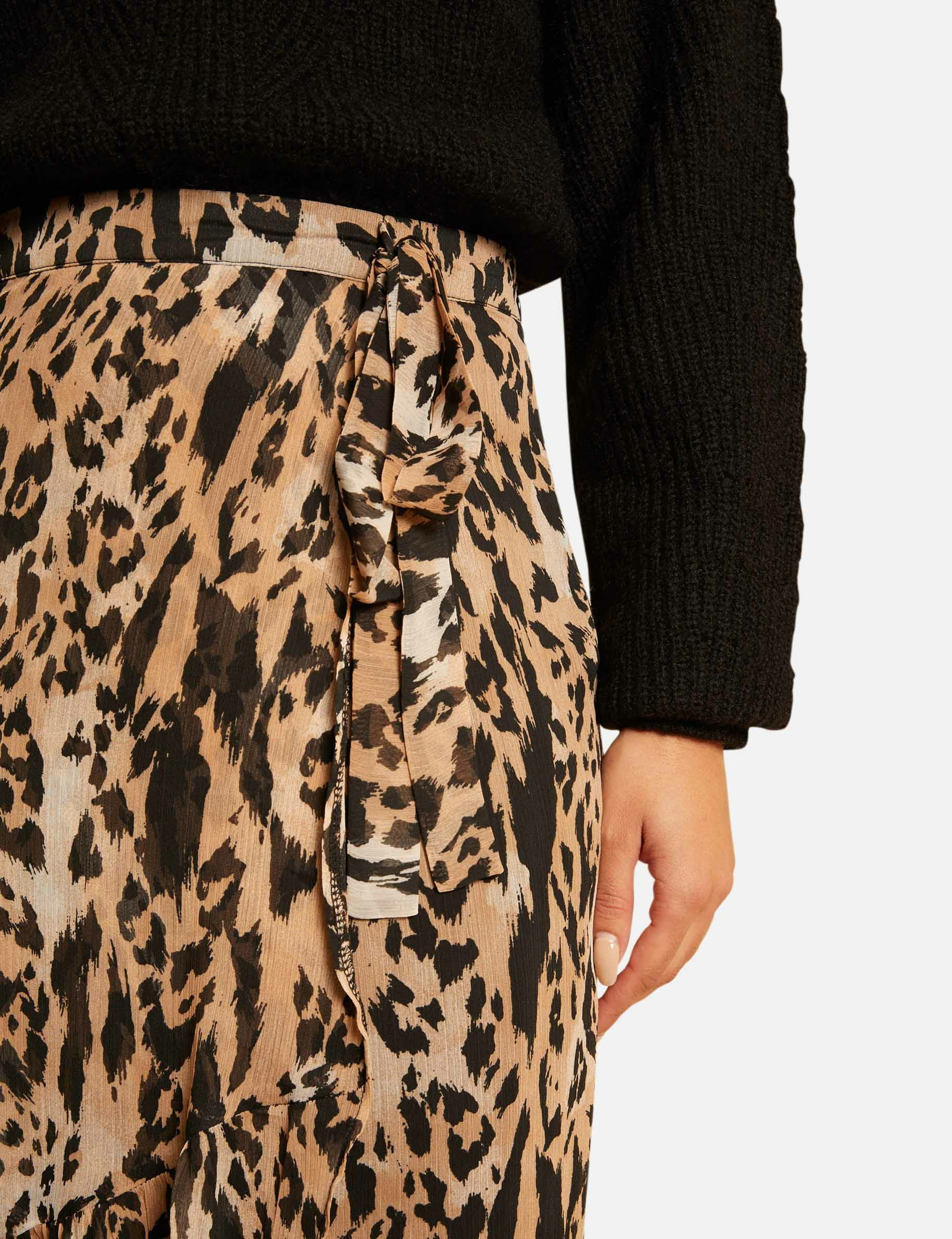 Printed maxi wrap skirt multico ladies' Printed maxi wrap skirt multico ladies'