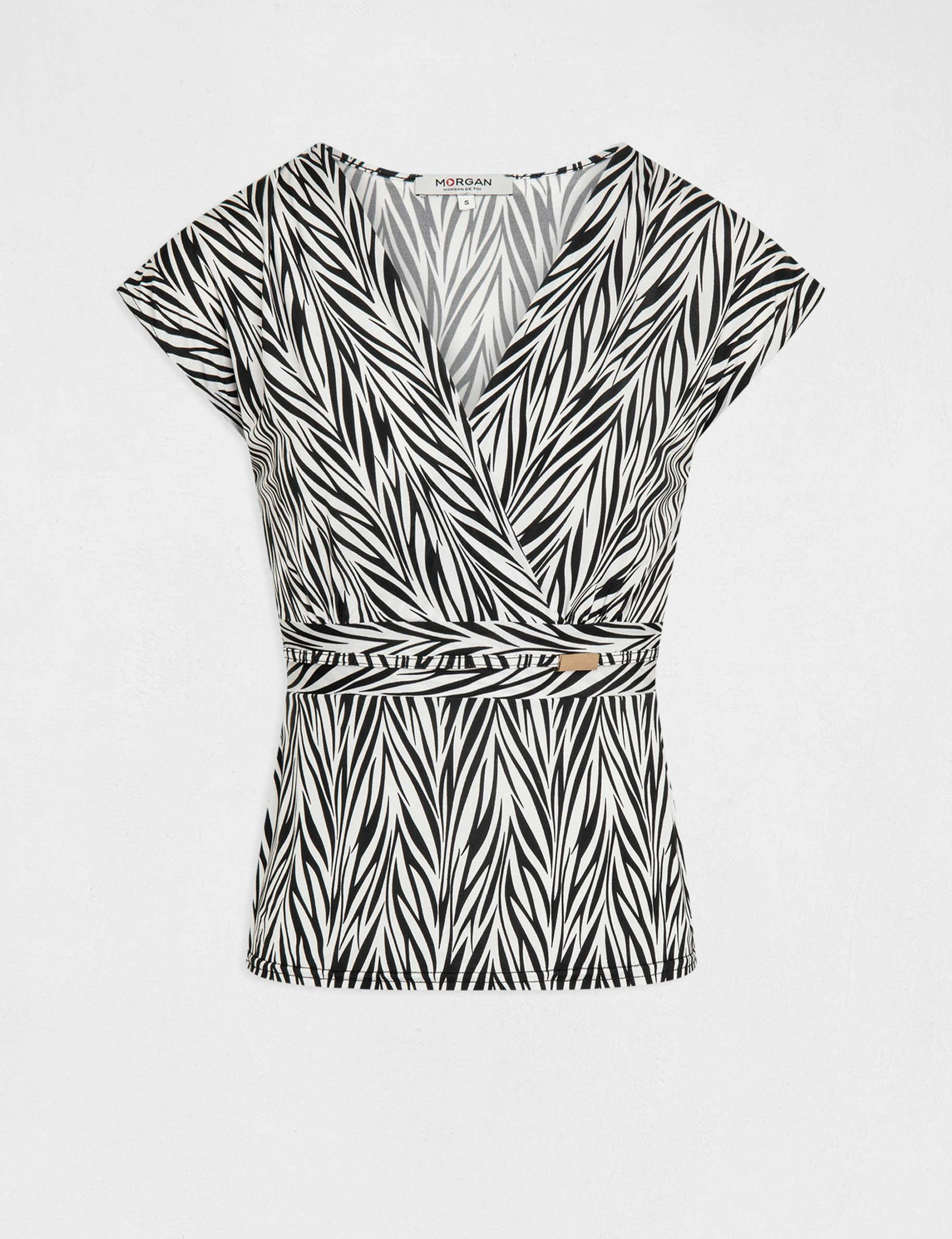 short sleeved printed t shirt multicolored women Short-sleeved printed t-shirt multicolored women