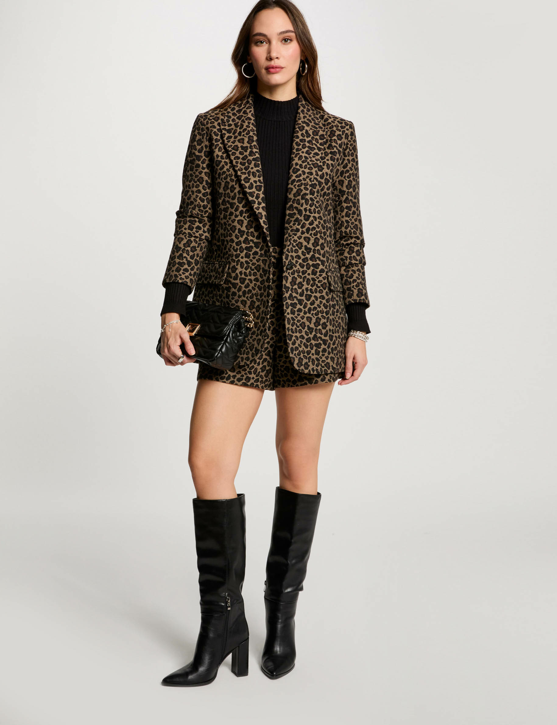 jacket leopard print multicolor women Jacket leopard print multicolor women