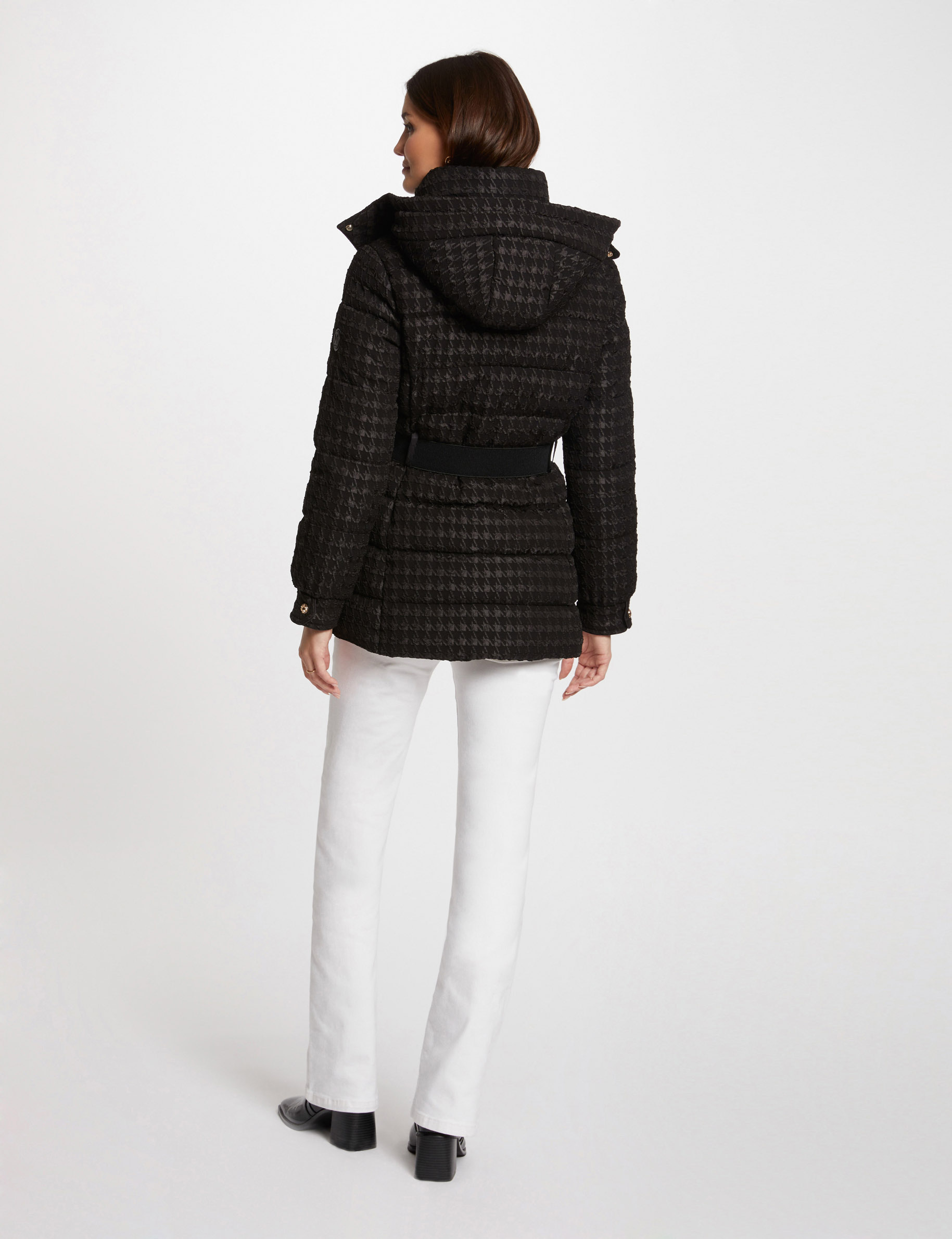 printed padded jacket black women Printed padded jacket black women