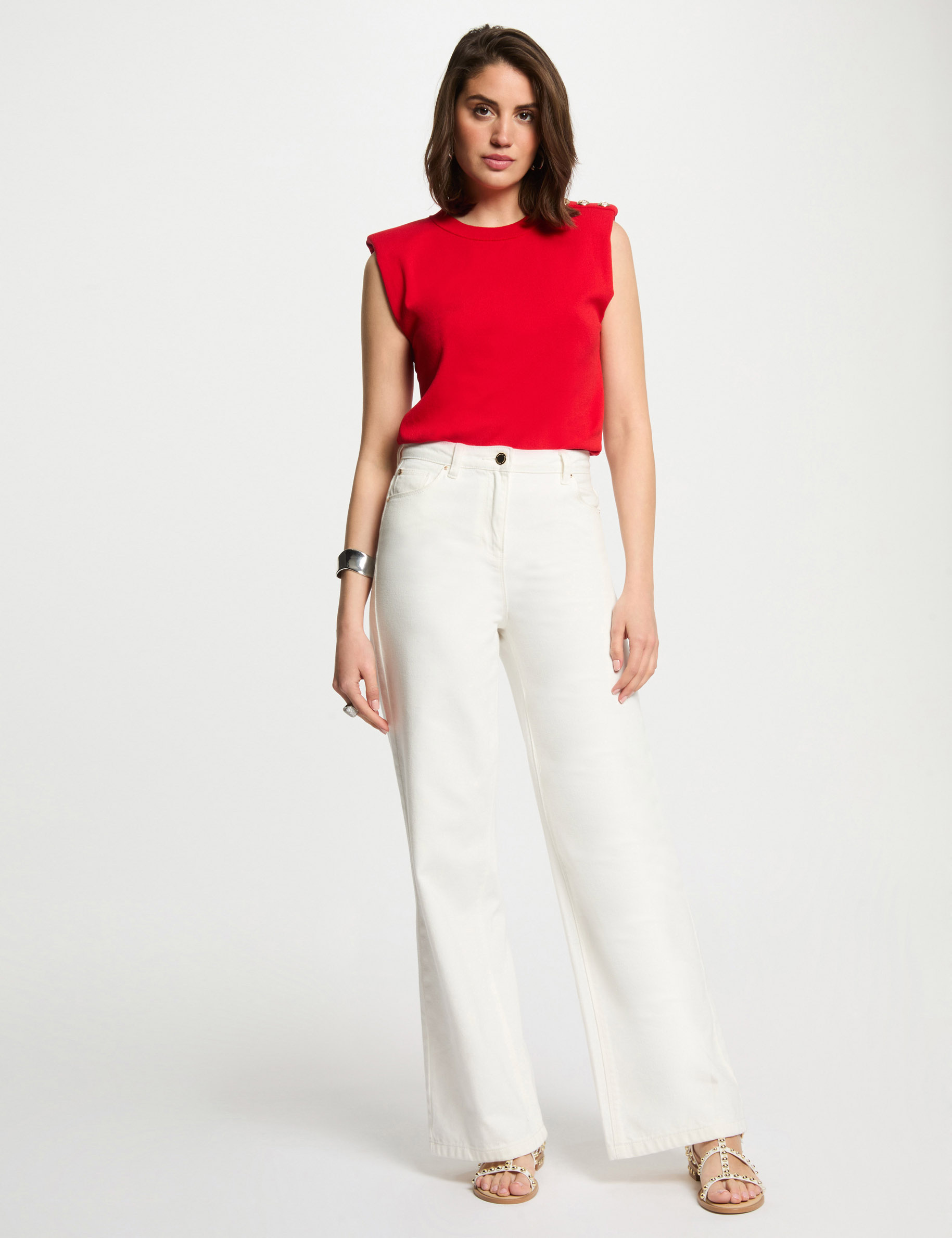 sleeveless jumper red women Sleeveless jumper red women