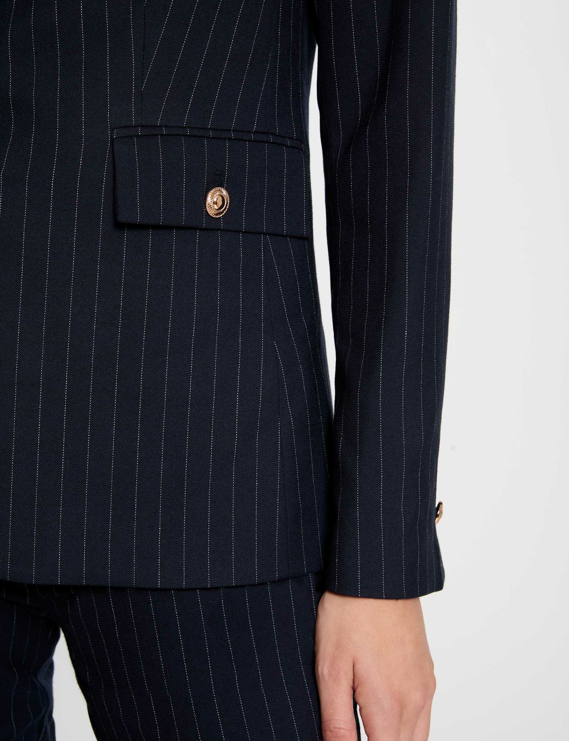blazer with stripes navy blue women Blazer with stripes navy blue women