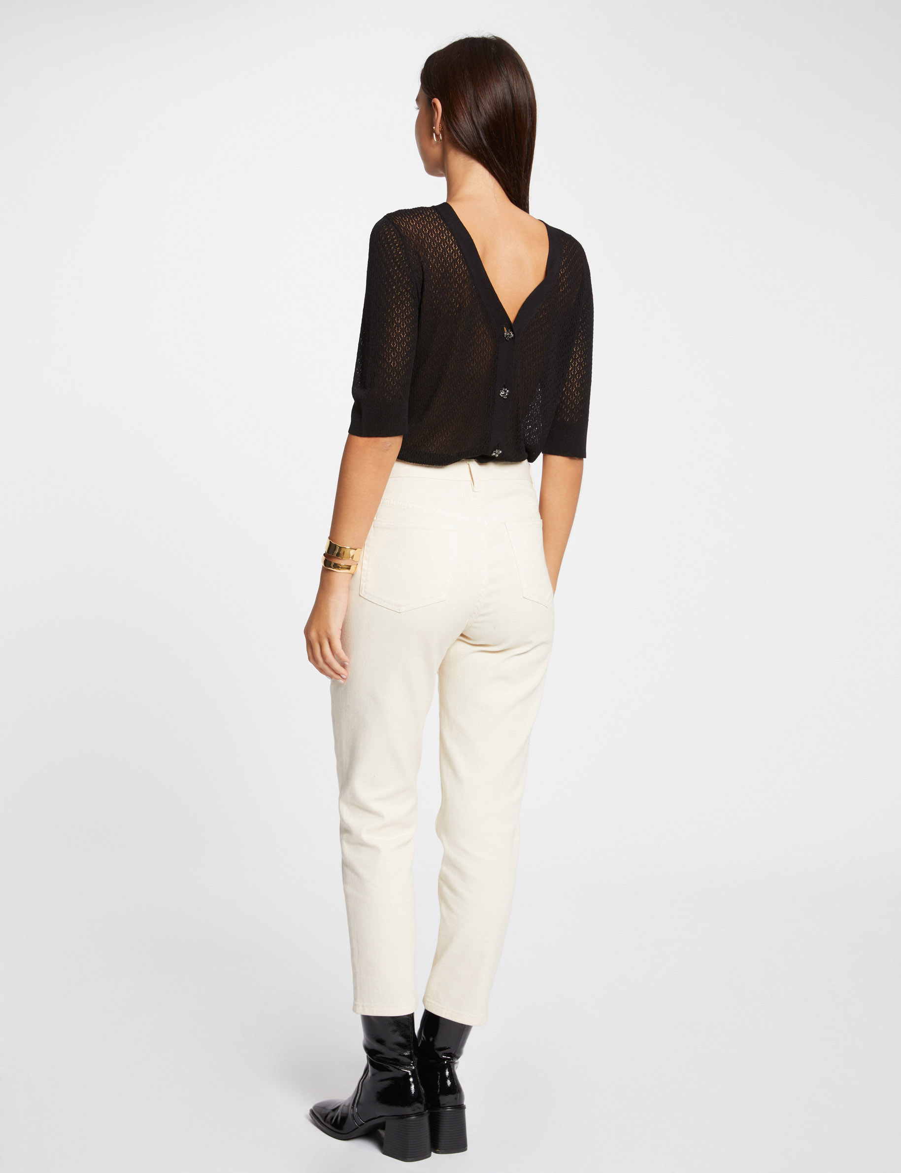Quarter length cardigan deals