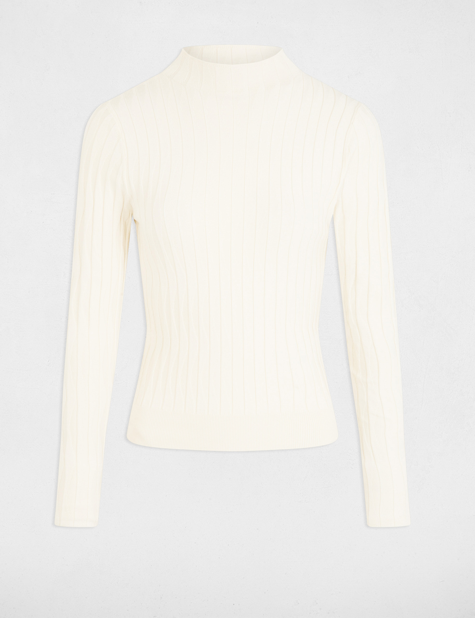 jumper high collar ivory women Jumper high collar ivory women