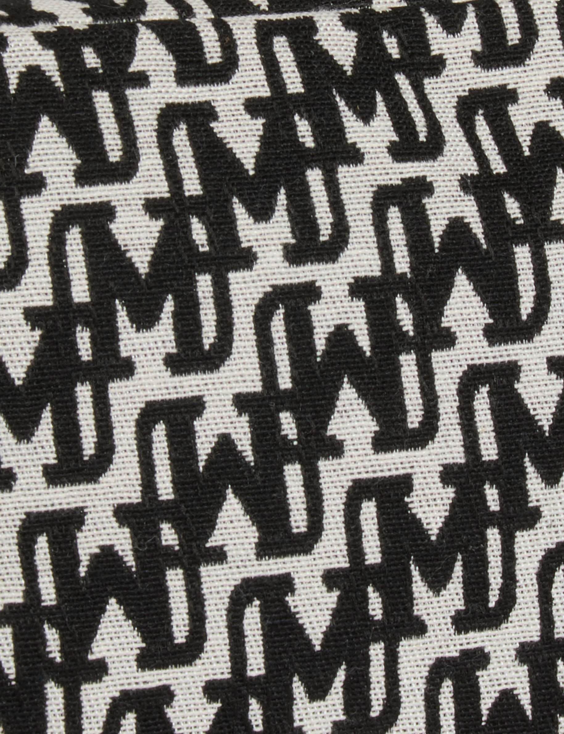 monogrammed bum bag black women null