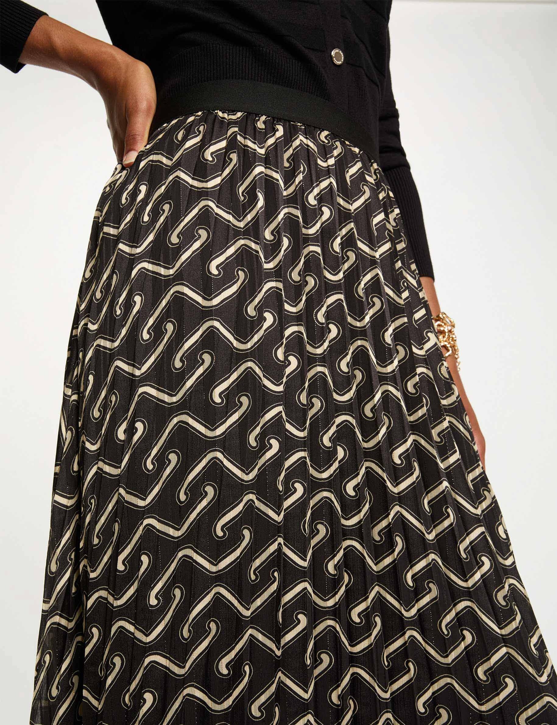 pleated long skirt multicolor women Pleated long skirt multicolor women