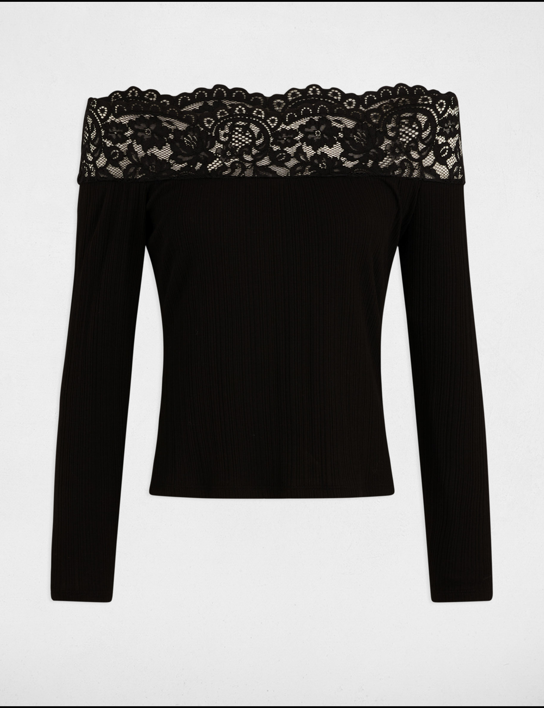 long sleeved t shirt black women Long-sleeved t-shirt black women