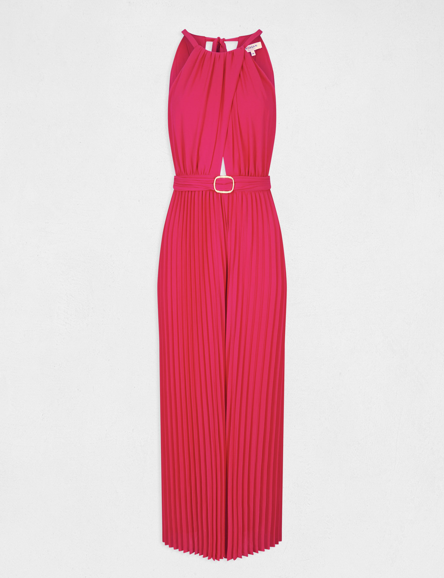 Wide leg pleated jumpsuit ladies' Wide leg pleated jumpsuit ladies'