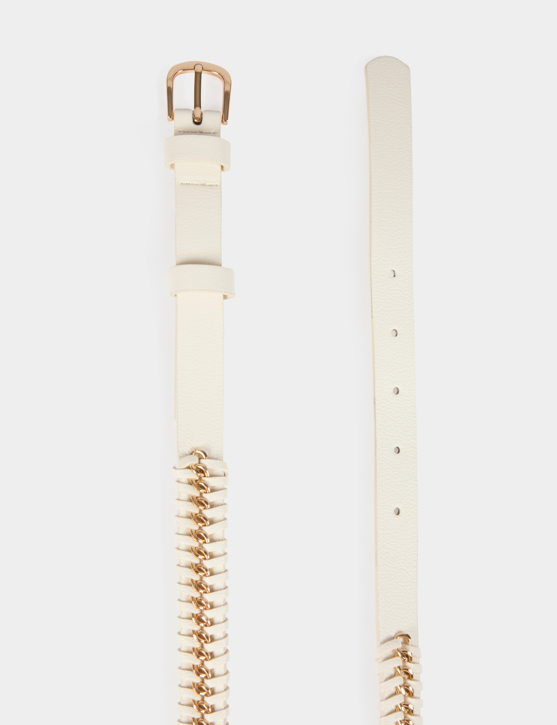 braided chain belt white women Braided chain belt white women