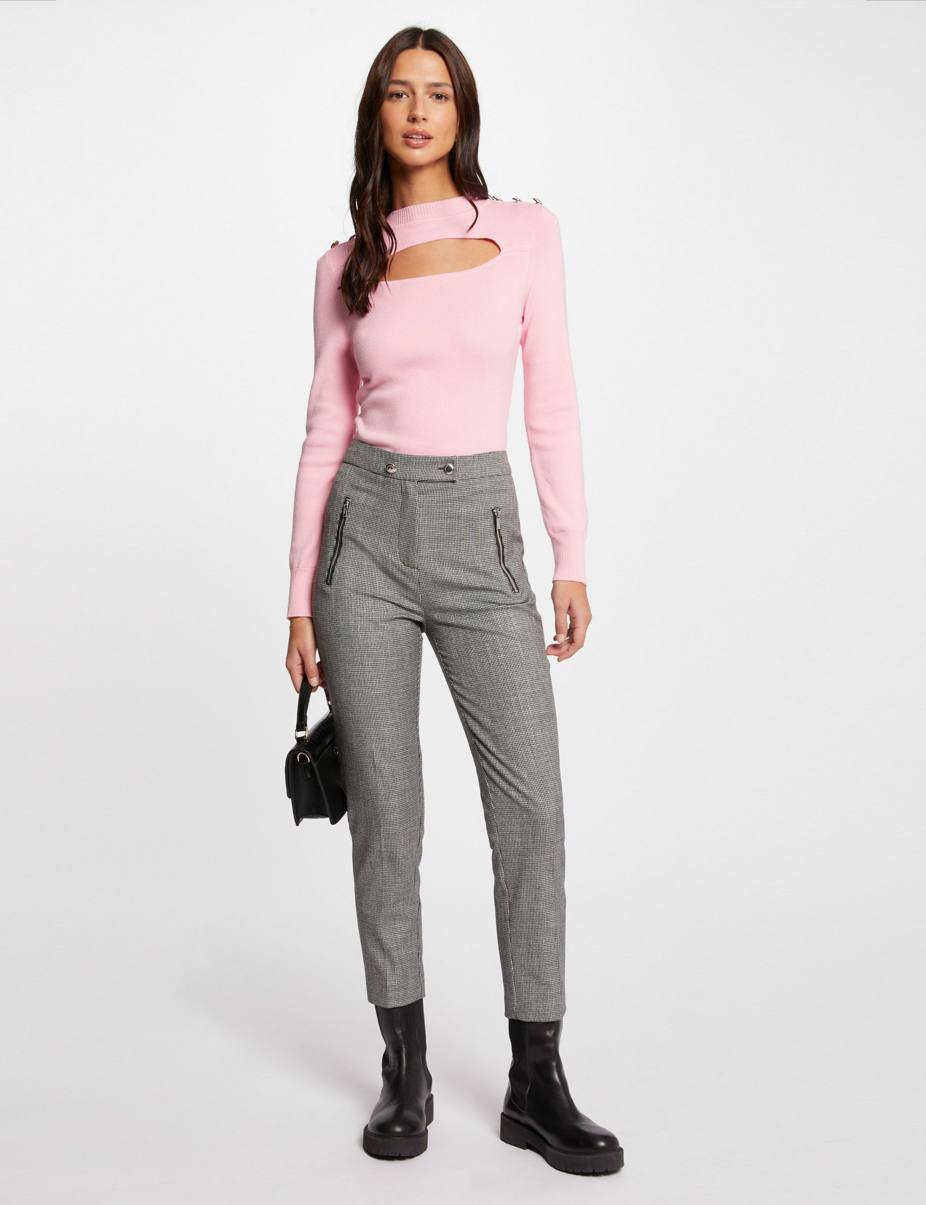 Printed clearance cigarette trousers