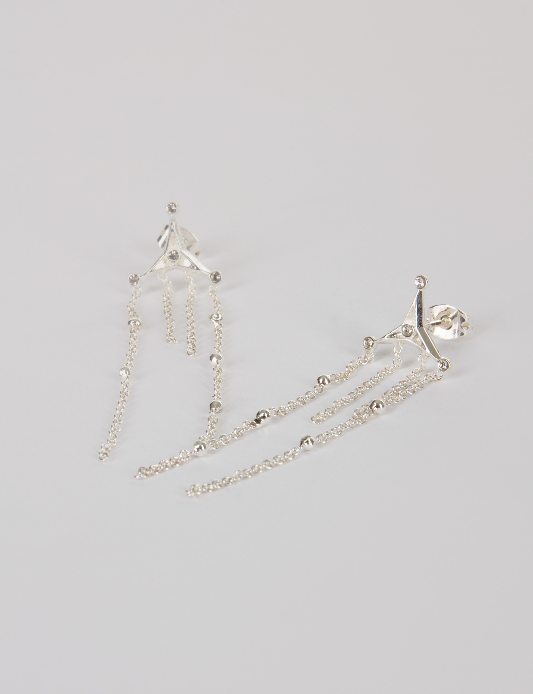dangling star earrings silver ladies Dangling star earrings silver ladies'
