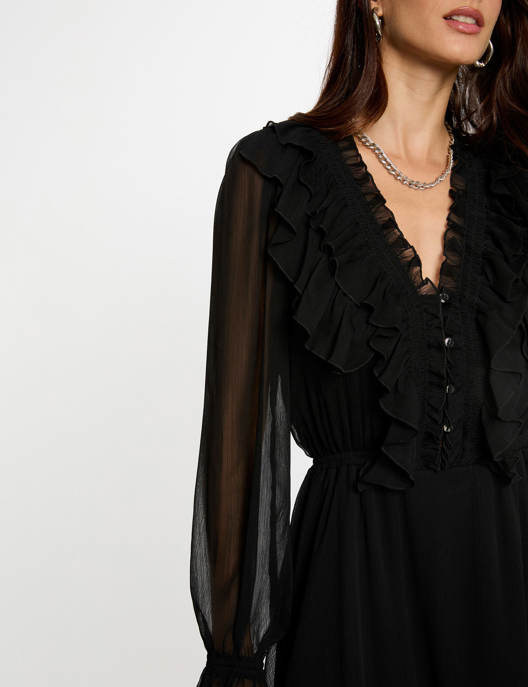 robe courte ajustee noir femme Robe courte ajustée noir femme