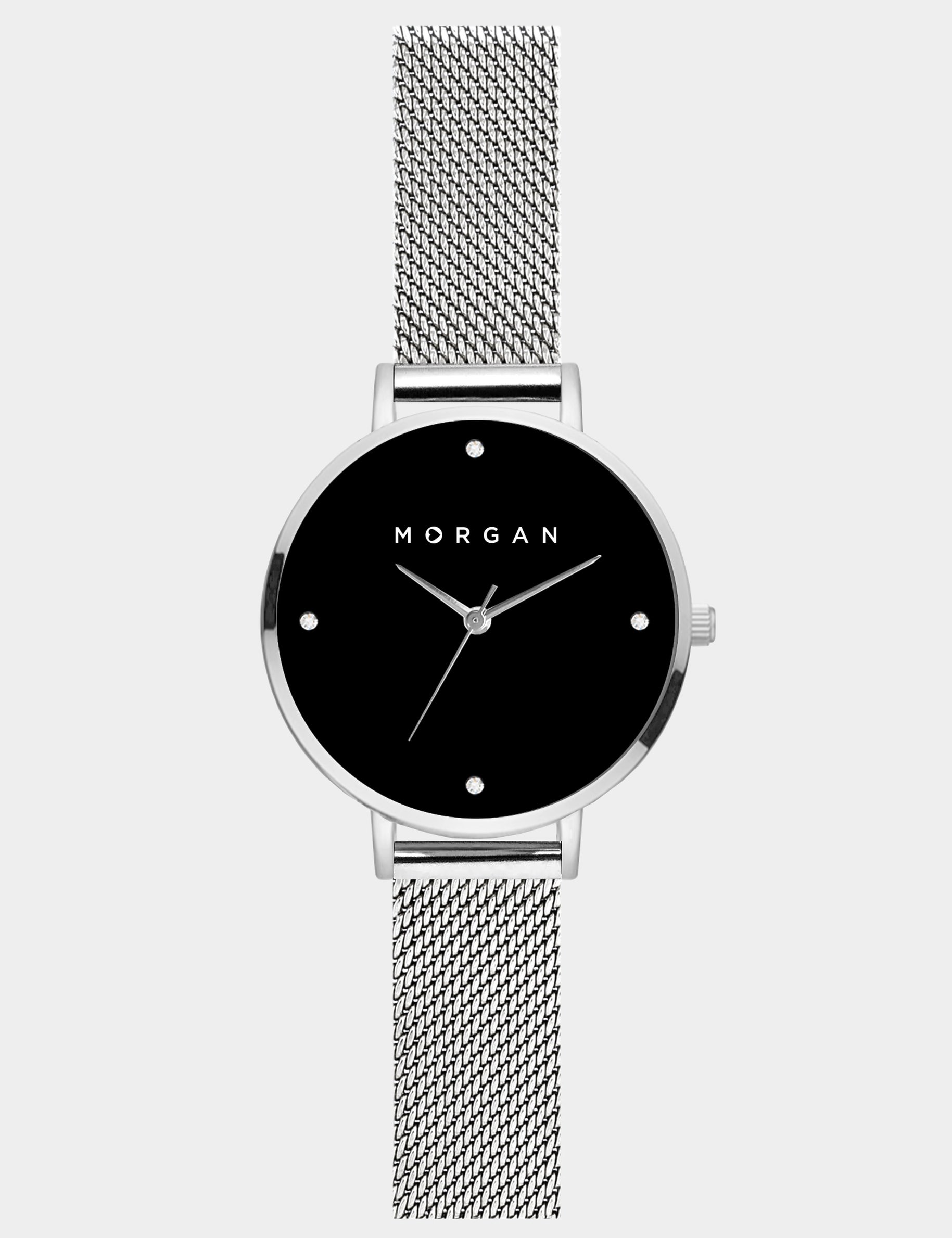 Watch silver color women