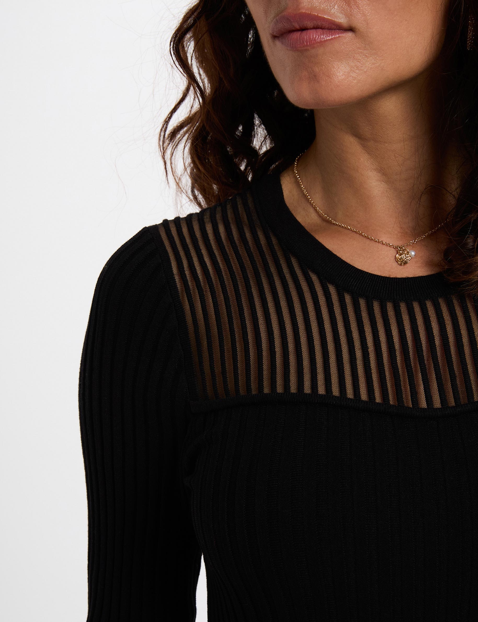 long openwork dress black women Long openwork dress black women