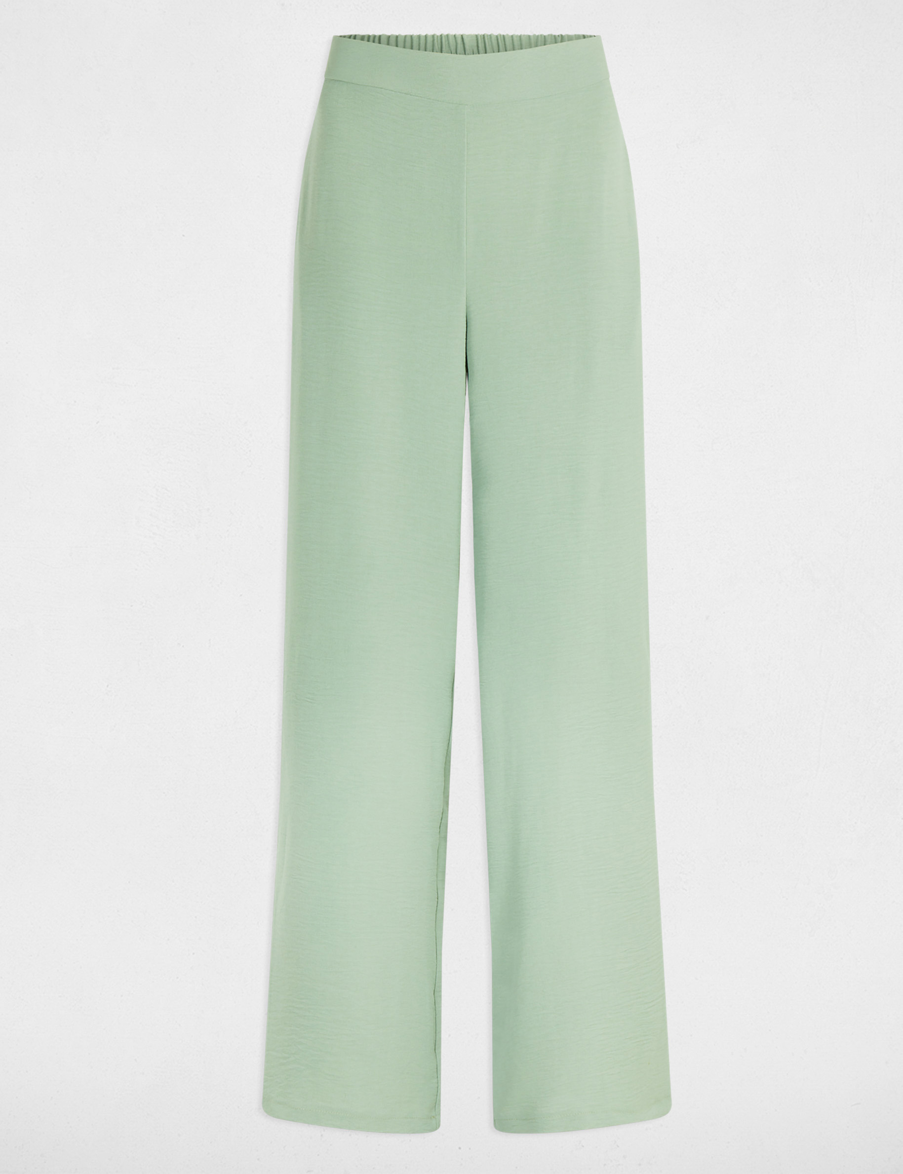 loose wide leg trousers light green women Loose wide leg trousers light green women