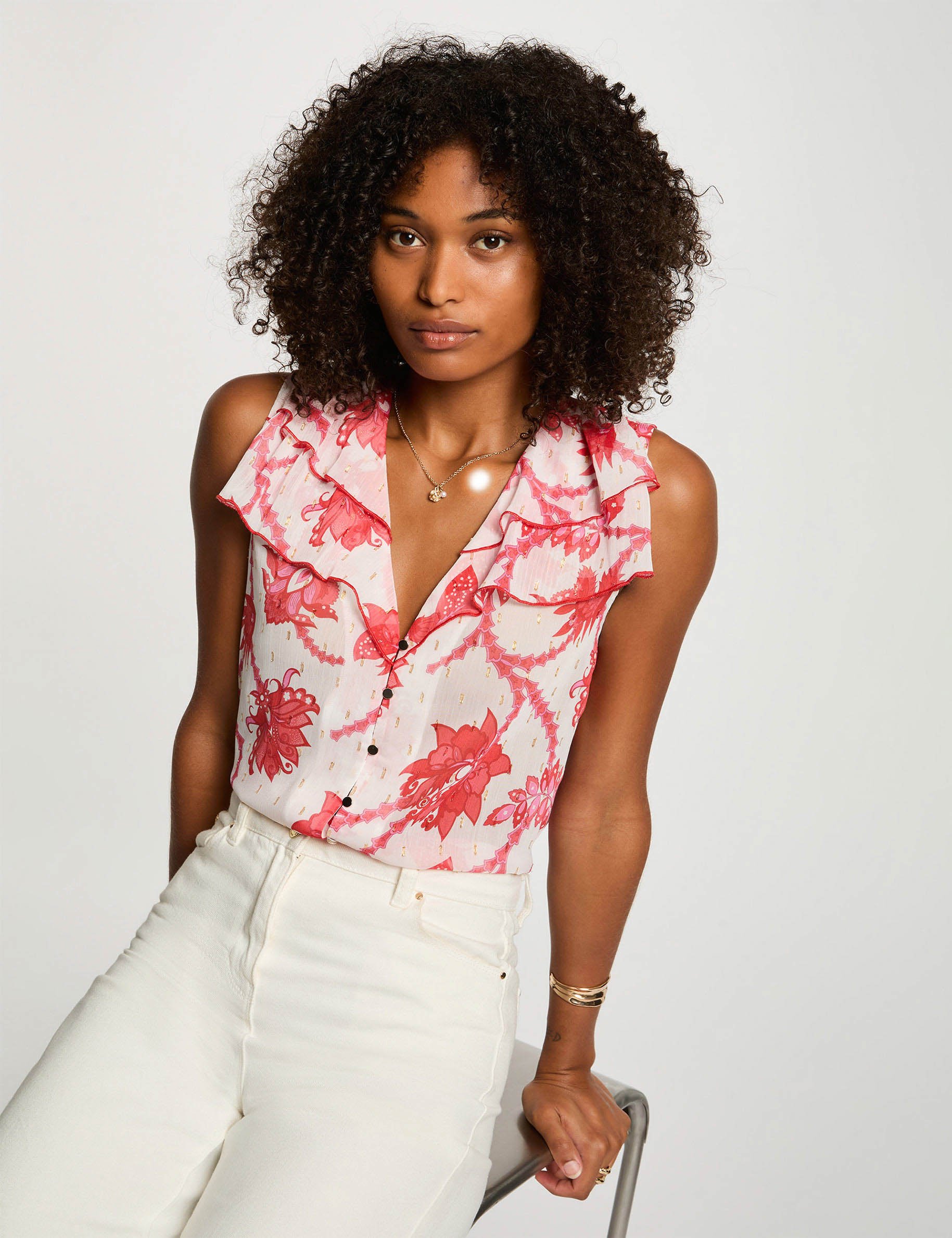 short sleeved shirt multicolor women Short-sleeved shirt multicolor women