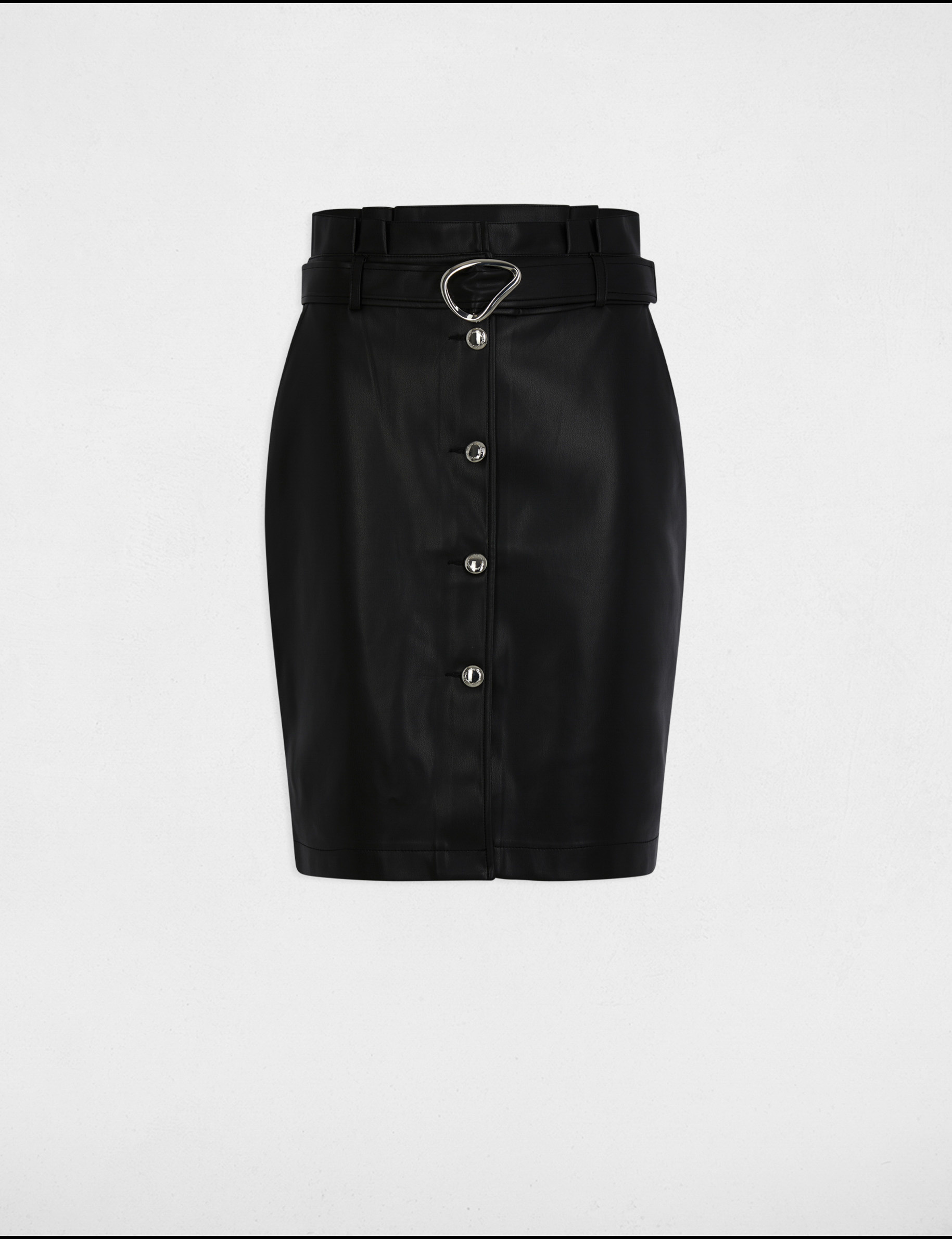 faux leather pencil skirt black women Faux leather pencil skirt black women