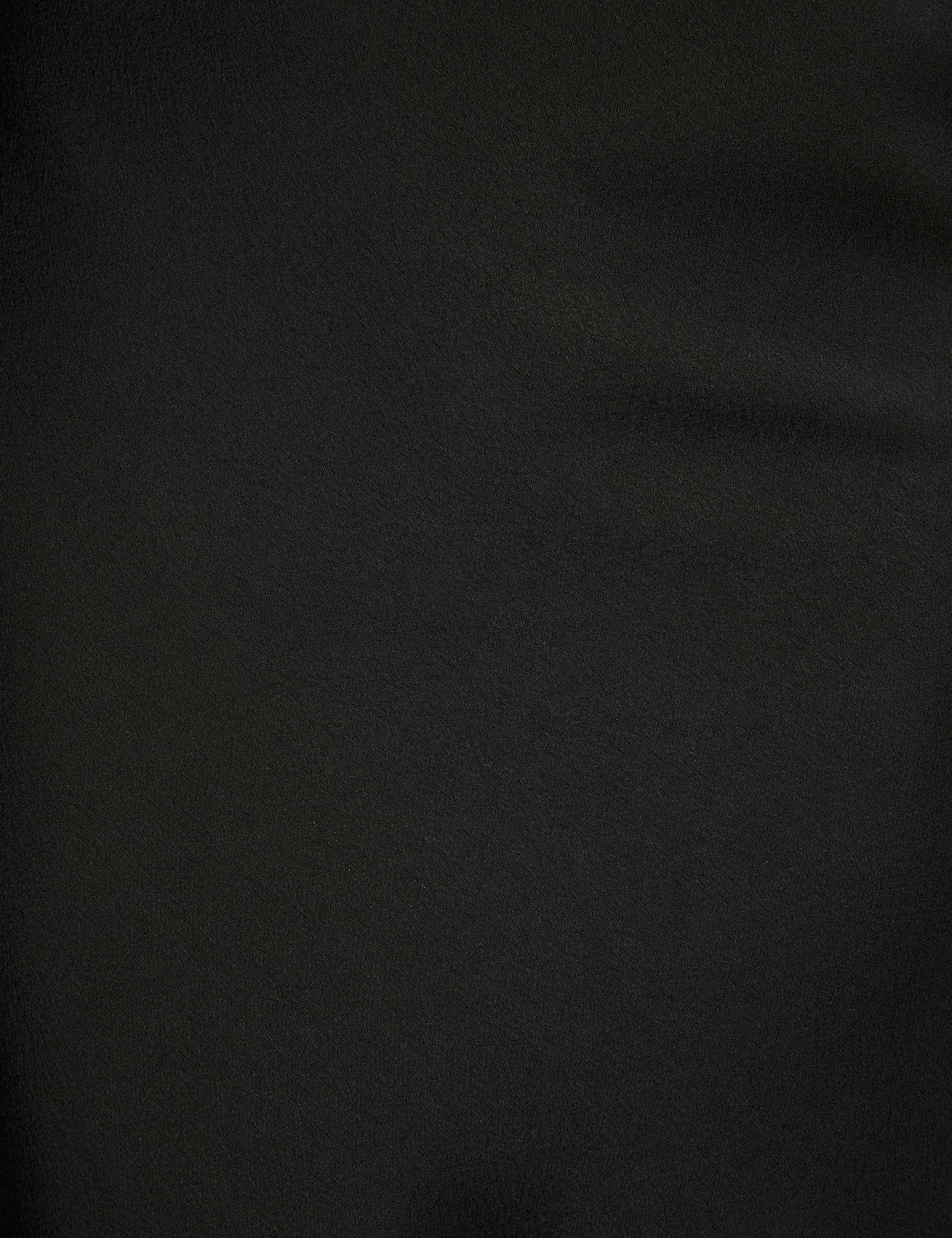 satin long skirt black women null