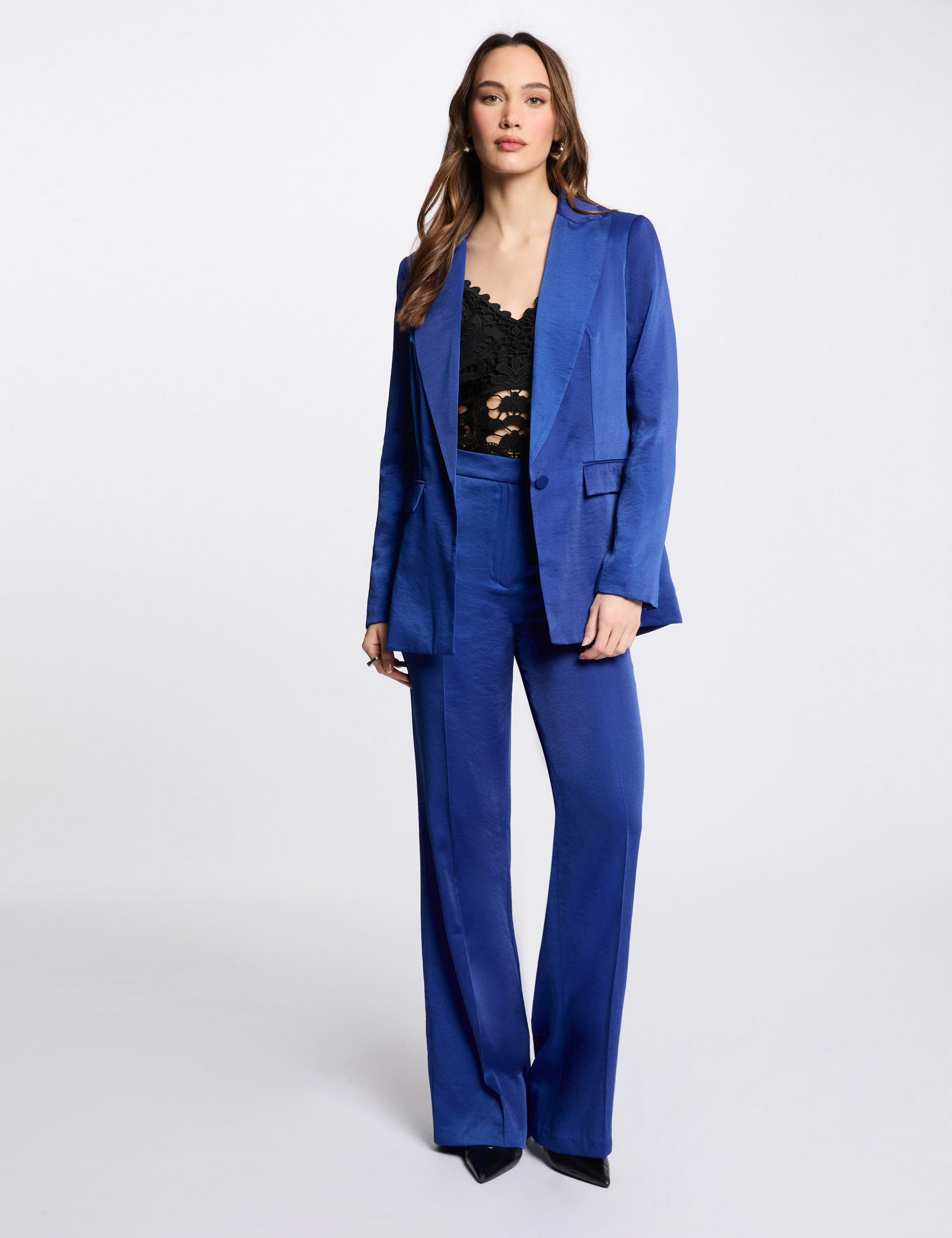 suede blazer electric blue women Suede blazer electric blue women