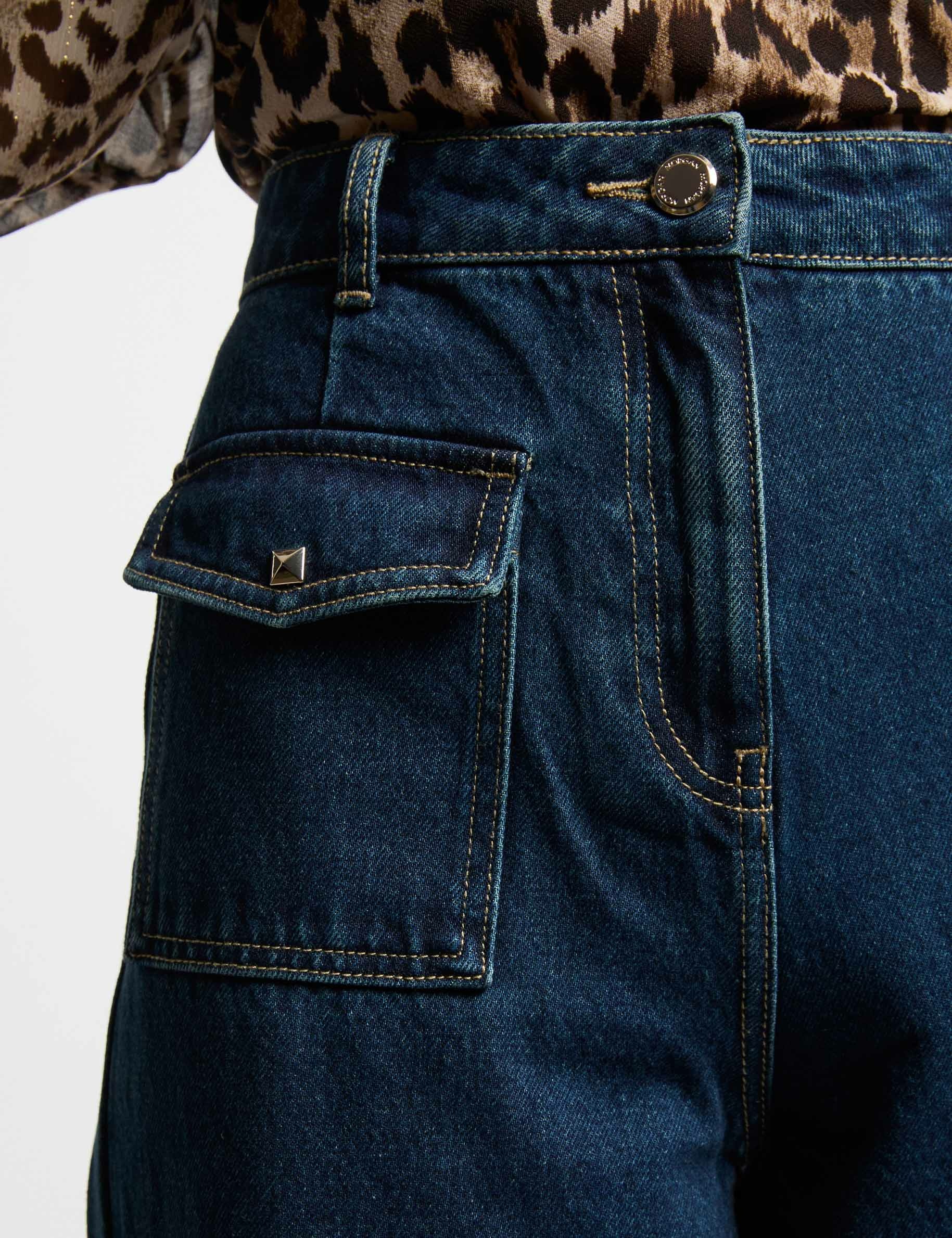 high waisted wide leg jeans raw denim women High-waisted wide leg jeans raw denim women