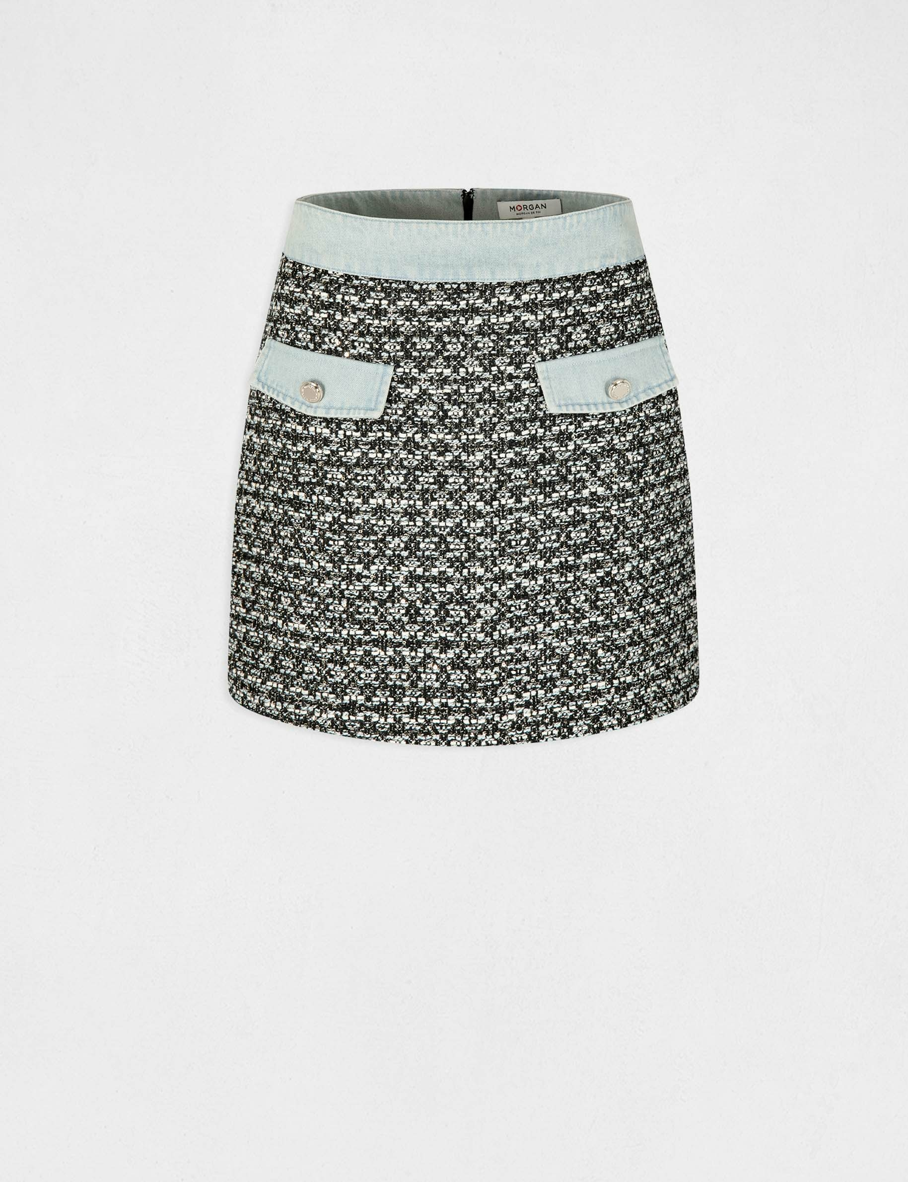 High-waisted straight skirt multico ladies' High-waisted straight skirt multico ladies'