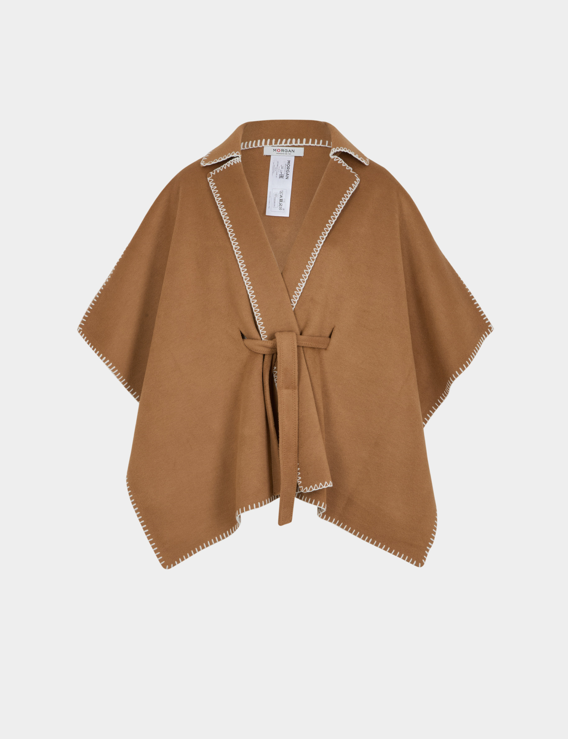belted cape camel women Belted cape camel women