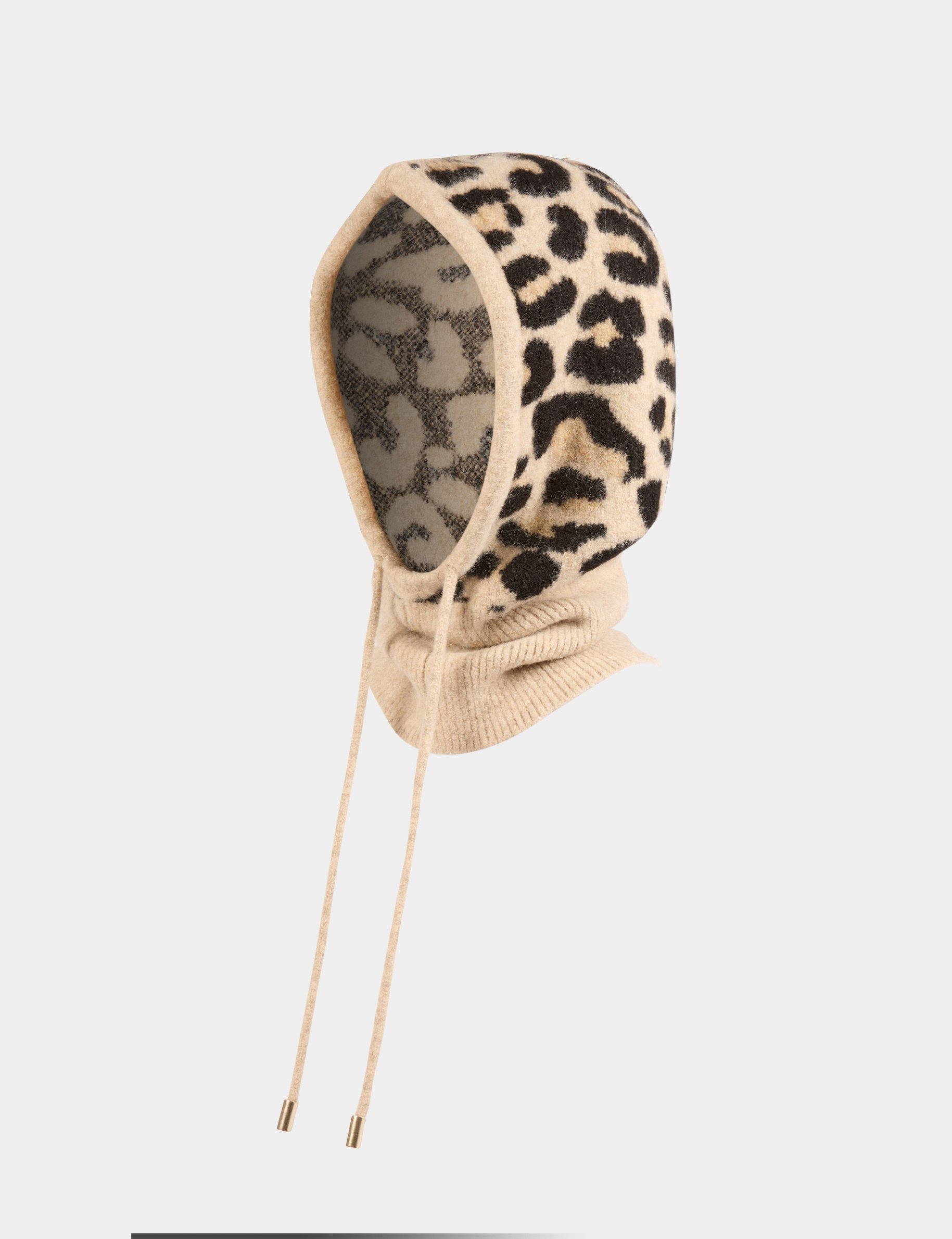 leopard print balaclava multicolor women Leopard print balaclava multicolor women